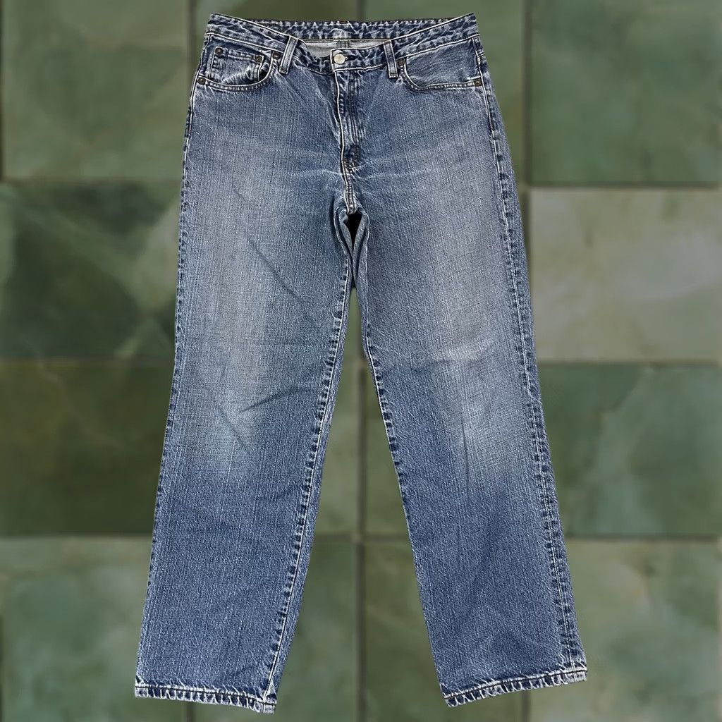 Ralph Lauren VINTAGE Polo Ralph Lauren Jeans Womens 10x30 Blue Classic Fit Denim Straight Y2K Size 32" / US 10 / IT 46 - 1 Thumbnail