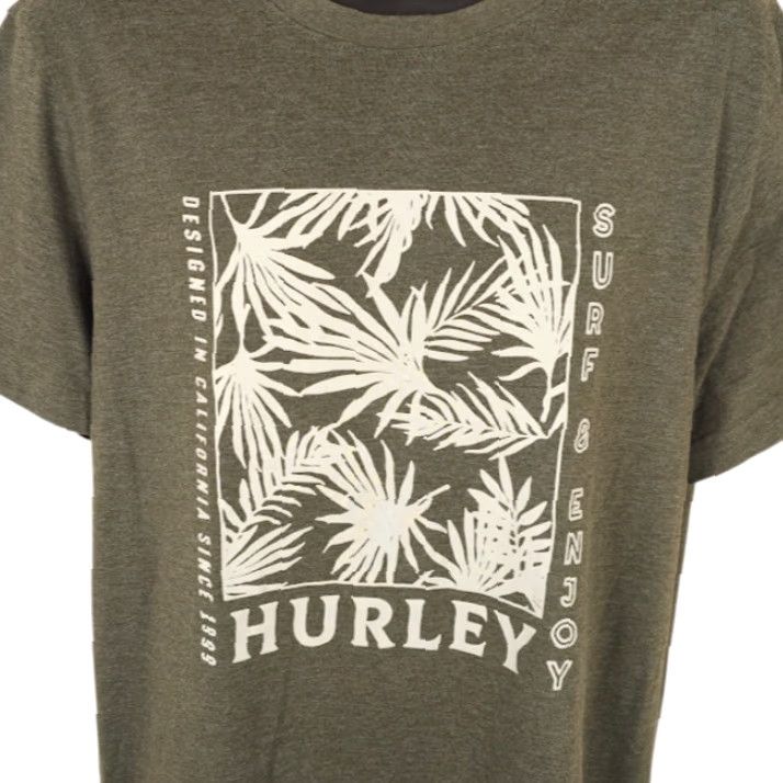 Hurley Hurley Surfer T Shirt Mens Size Large Green Palm Trees Tropical Surfing Size US L / EU 52-54 / 3 - 2 Thumbnail