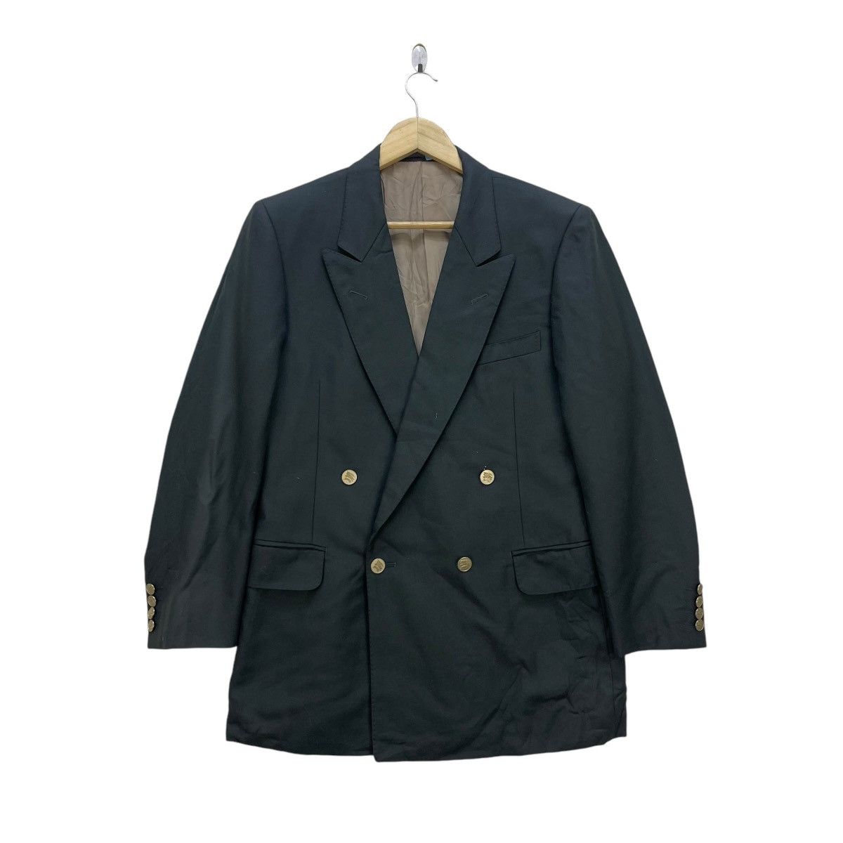 Burberry Vintage Burberrys Blazer Double Breast Jacket Size US M / EU 48-50 / 2 - 1 Thumbnail