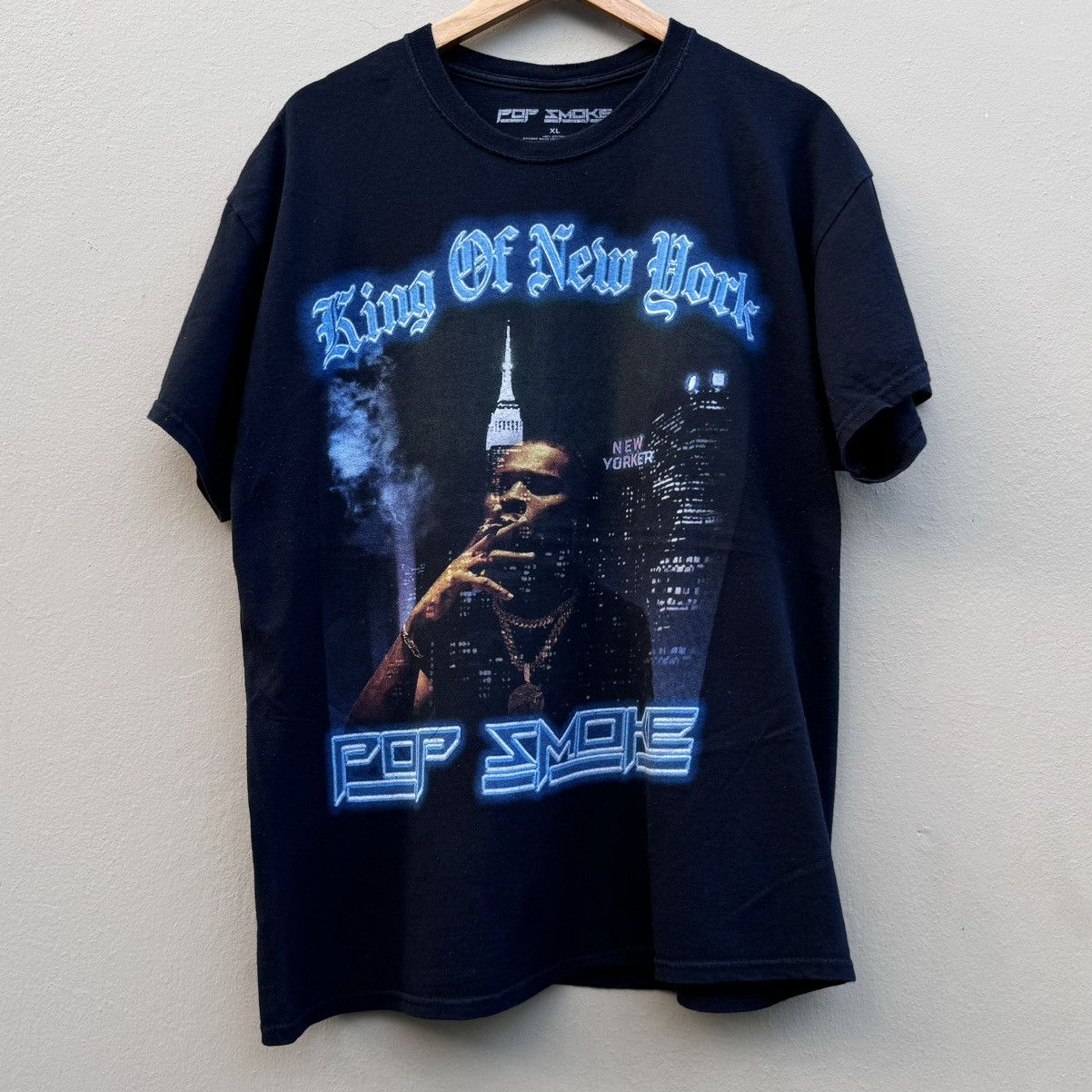 Rap Tees × Vintage pop smoke rap t shirt Size US XL / EU 56 / 4 - 1 Thumbnail