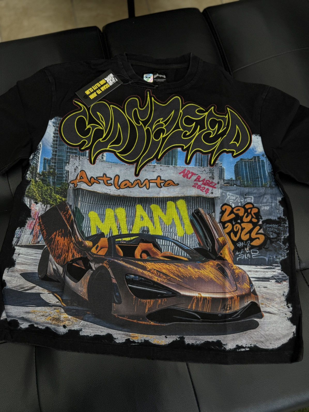 Godspeed Godspeed Miami Lambo Tee Shirt Size M (NEW) Size US M / EU 48-50 / 2 - 1 Thumbnail