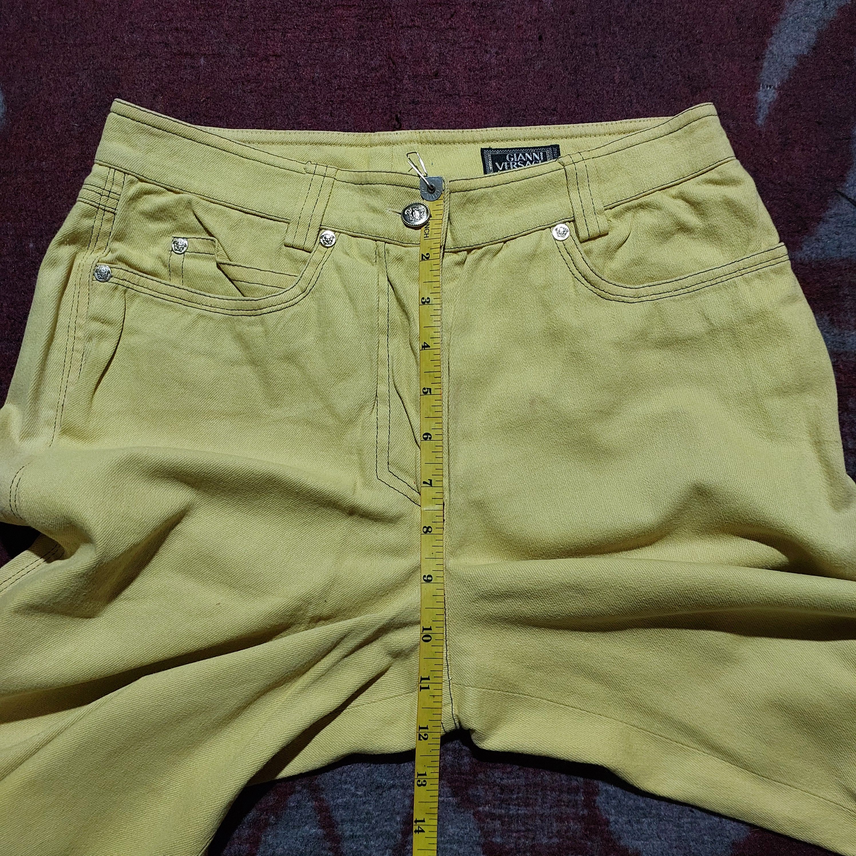 Versace vintage Gianni Versace slim fit jeans zipper on the legs Size 28" / US 6 / IT 42 - 16 Thumbnail