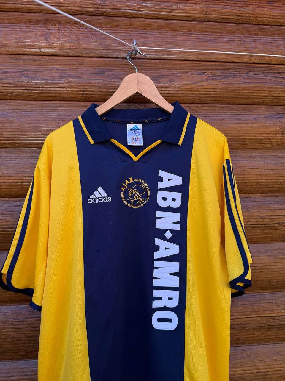 Adidas Ajax Amsterdam Away football shirt 2000 Soccer Adidas Jersey Size US XXL / EU 58 / 5 - 2 Thumbnail