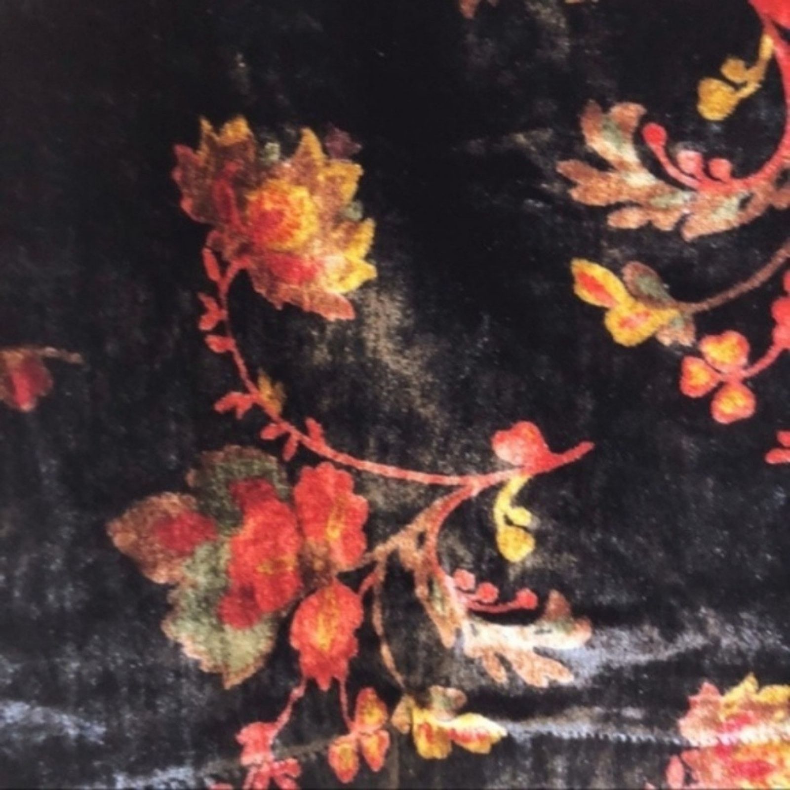Loft LOFT Fall Floral Velvet Off the Shoulder Top Size S / US 4 / IT 40 - 4 Thumbnail