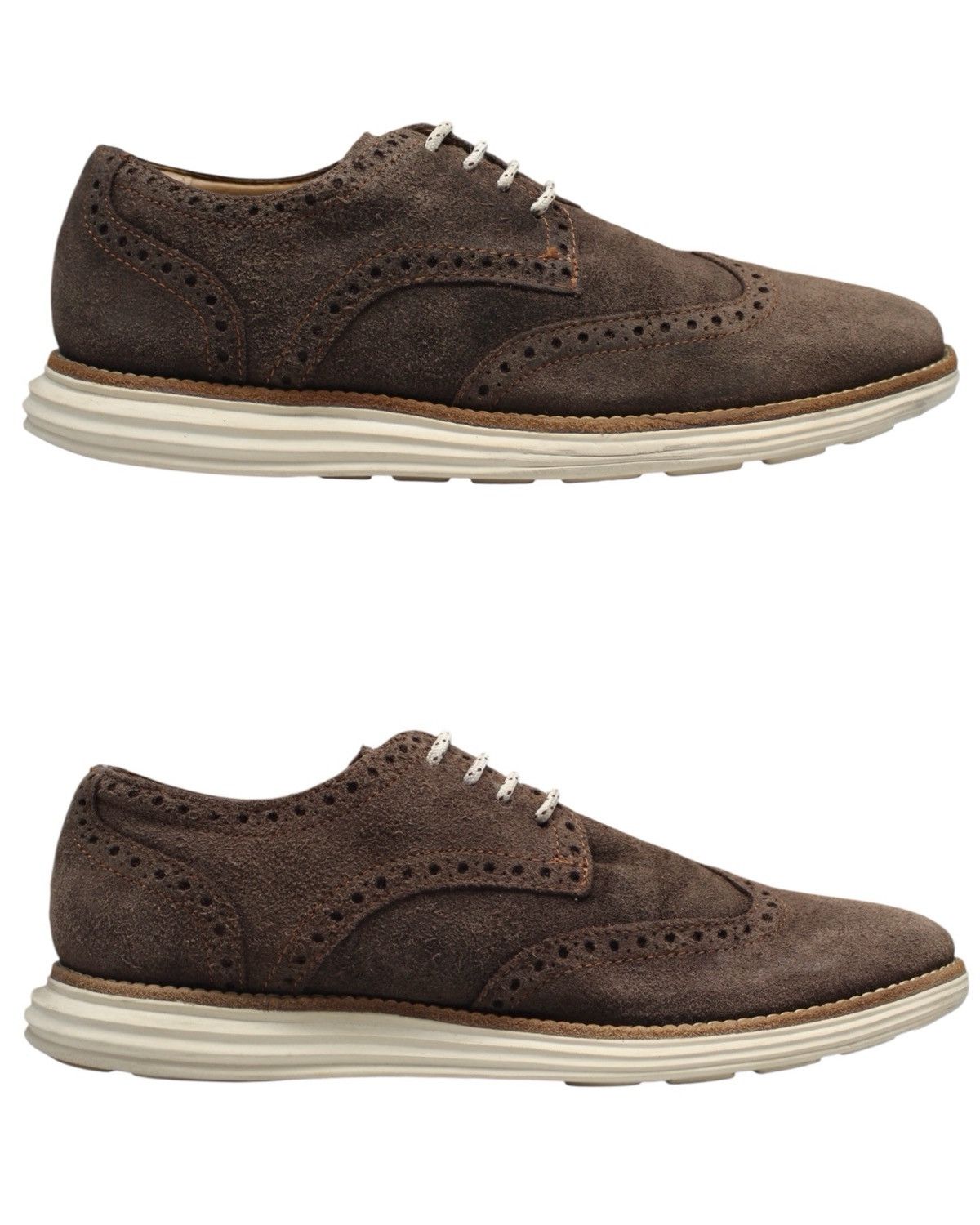 Cole Haan COLE HAAN ZEROGRAND WINGTIP SUEDE BROGUES Size US 7 / EU 40 - 2 Thumbnail