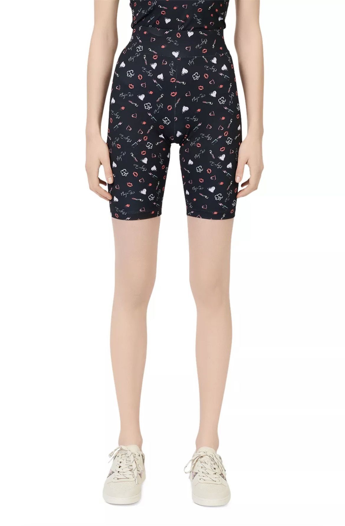 Maje Maje Bike Shorts NWT Stretch Black Multicolor Size 27" / US 4 / IT 40 - 8 Thumbnail