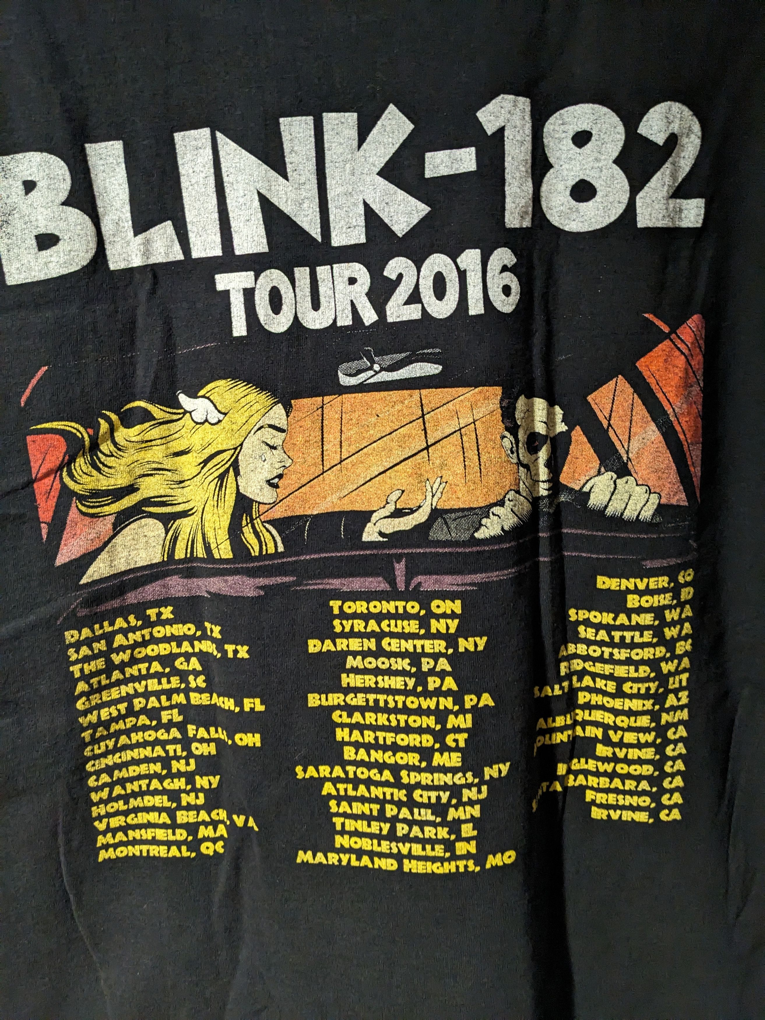 Band Tees × Vintage Vintage 2016 Blink-182 A Day to Remember Rejects T-Shirt Size US M / EU 48-50 / 2 - 5 Thumbnail