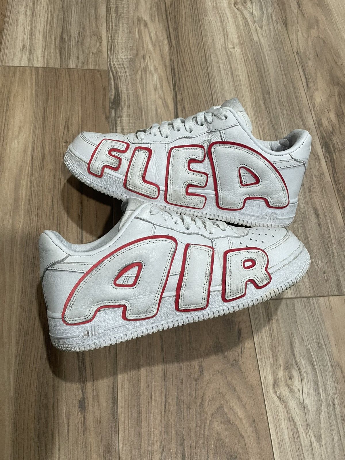 Cactus Plant Flea Market × Nike Cactus Plant Flea MarketxNike By You Air Force One White/Red Size US 8.5 / EU 41-42 - 1 Thumbnail