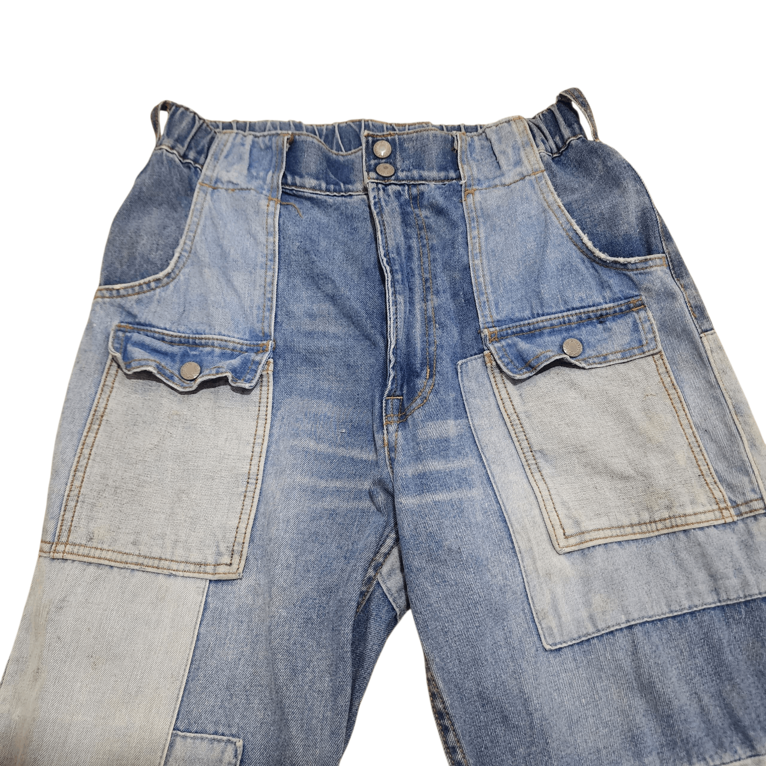 Ciaopanic Etsinta Ciaopanic Patchwork Denim Pants Size US 30 / EU 46 - 4 Thumbnail