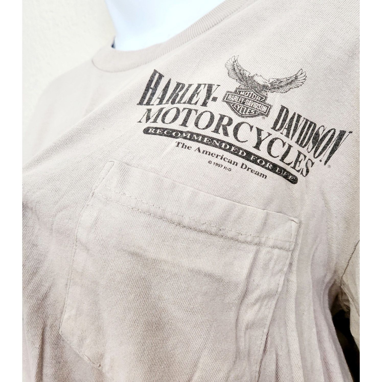 Other Harley-Davidson Tan Beige Rapid City South Dakota T Shirt M Size US M / EU 48-50 / 2 - 2 Thumbnail