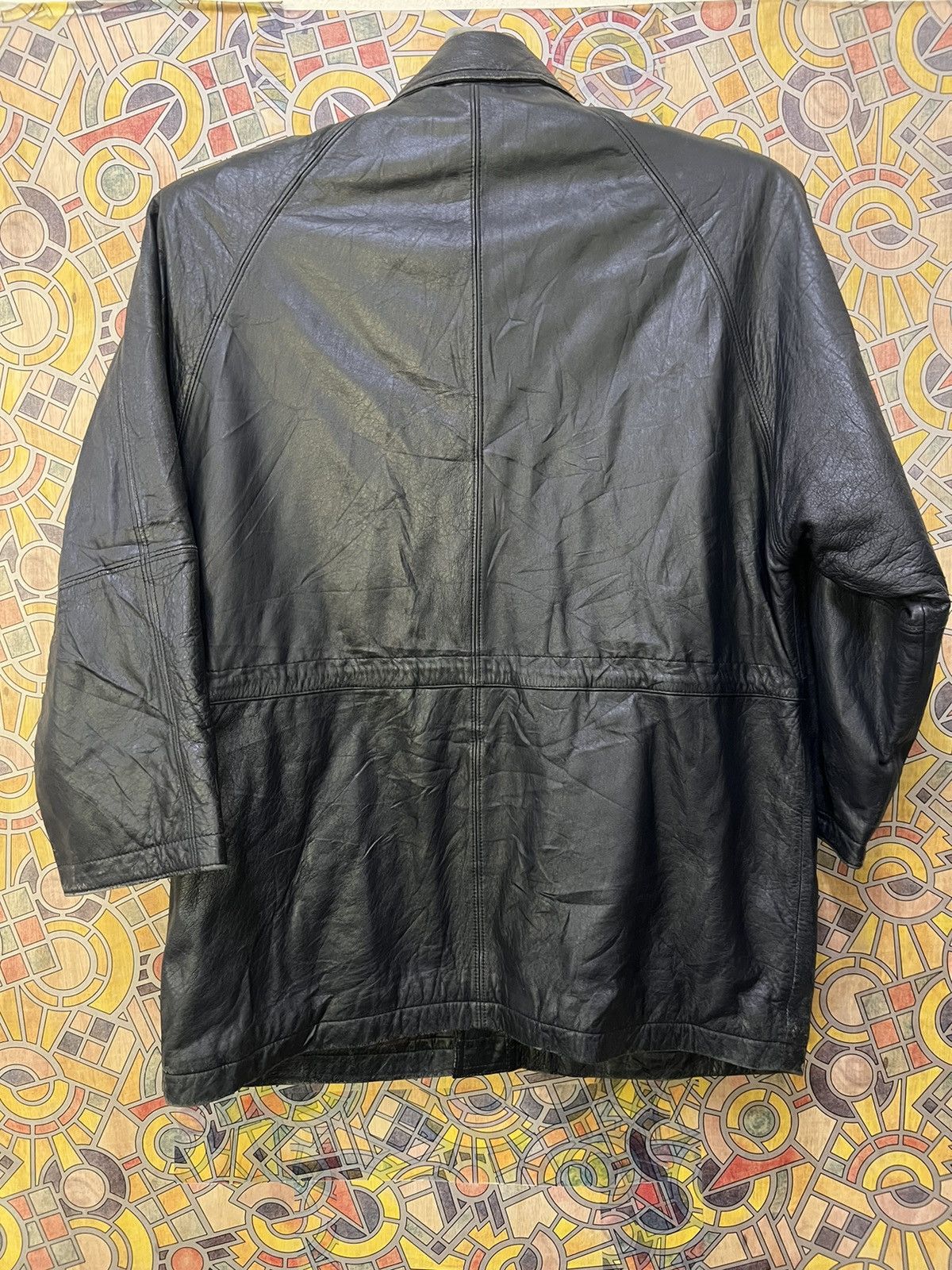 Other DOPIO LEATHER WEAR JACKET ITALIAN TASTE. GJ37 Size US L / EU 52-54 / 3 - 2 Thumbnail