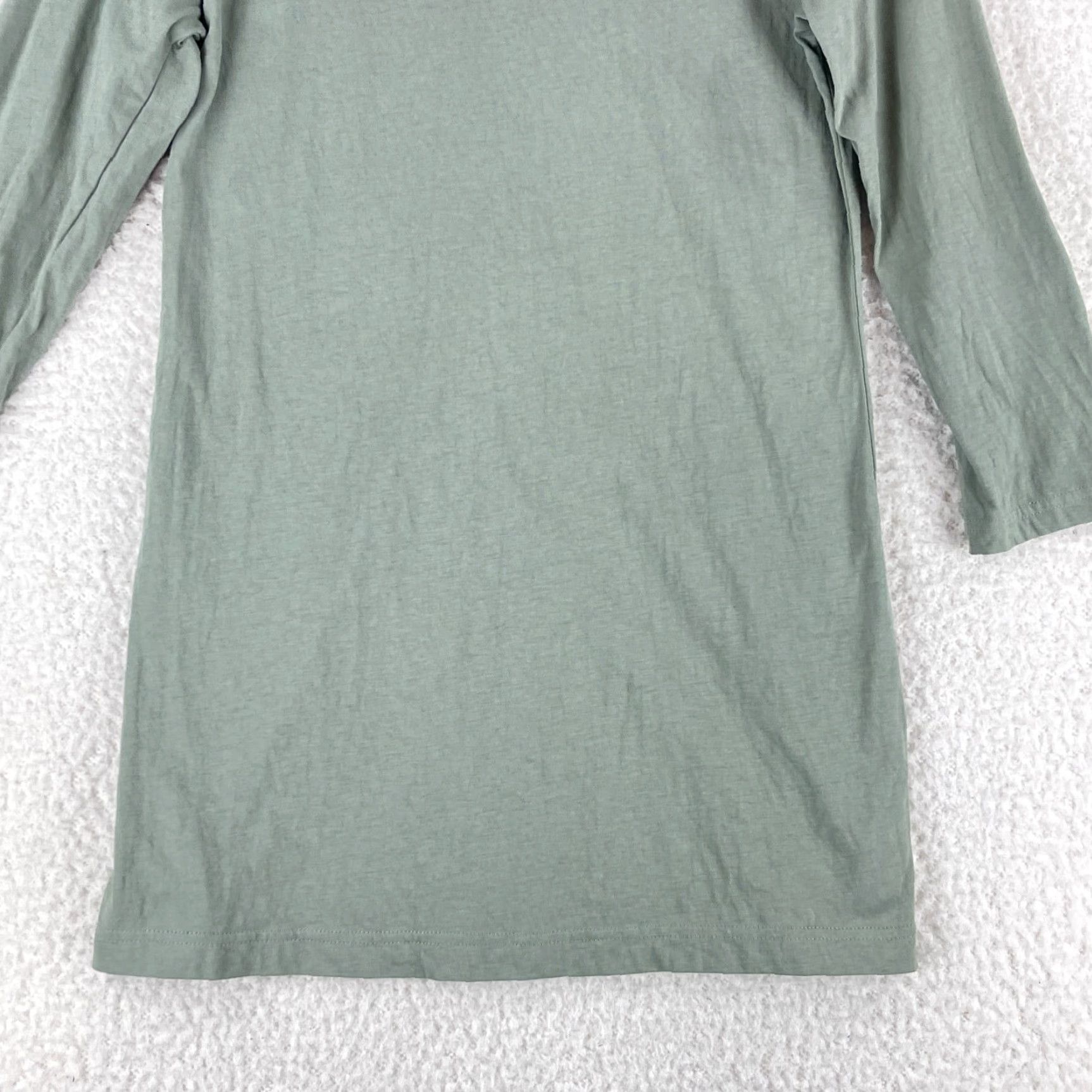 Vintage Duluth Trading Co. Green Long Sleeve Tunic Shirt Womens XS Boat Neck Pullover 100% Cotton Size XS / US 0-2 / IT 36-38 - 4 Thumbnail