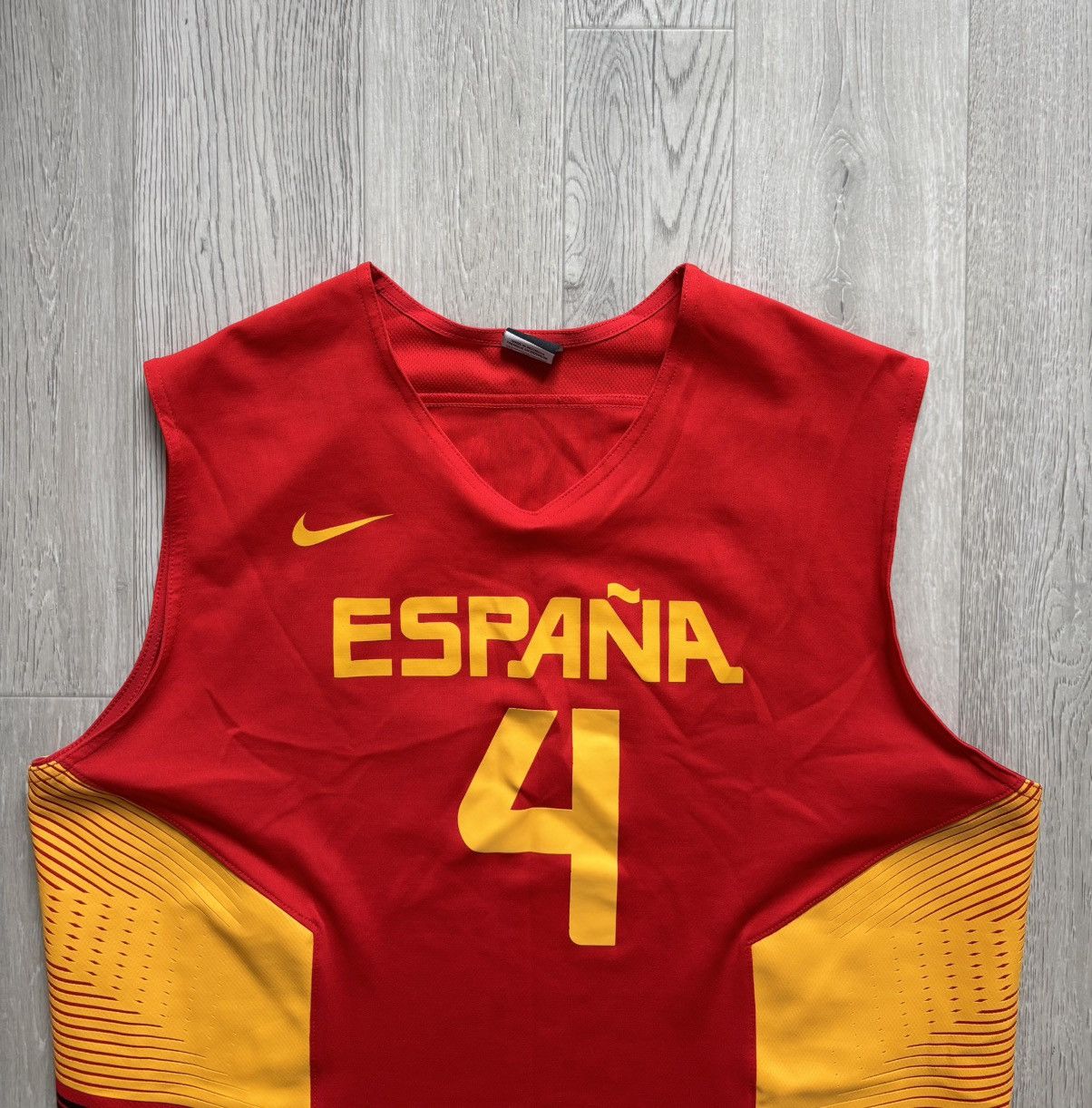 Nike × Vintage Pau Gasol Nike Spain Espana Basketball Jersey T Shirt Size US XXL / EU 58 / 5 - 3 Thumbnail