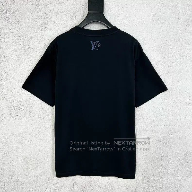 Louis Vuitton Louis Vuitton Black and purple gradient zebra short sleeve Size US M / EU 48-50 / 2 - 2 Thumbnail