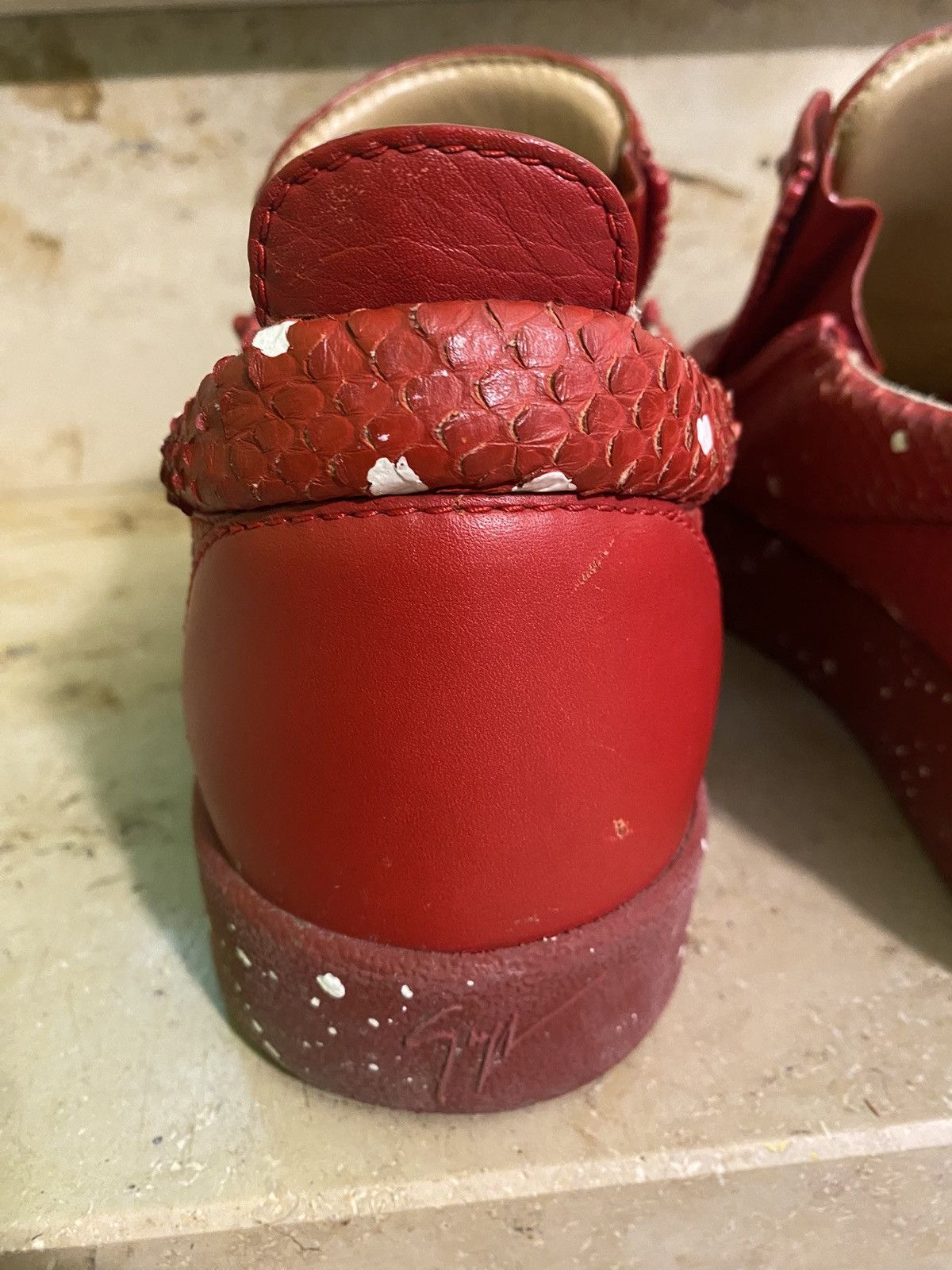 Giuseppe Zanotti Giuseppe Zanotti Lowtop Paint splatter Size US 10 / EU 43 - 7 Thumbnail