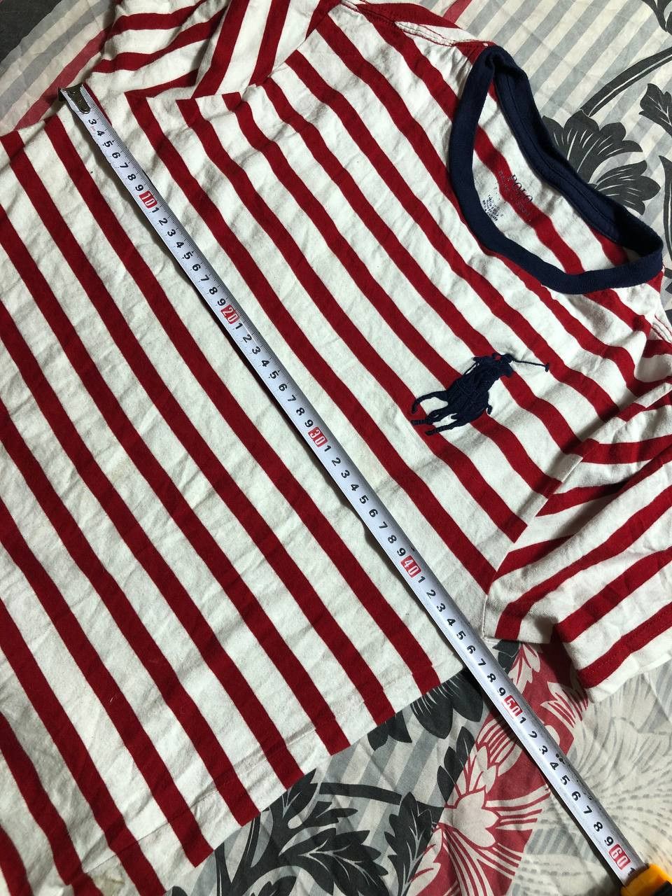 Polo Ralph Lauren Vintage Polo Ralph Lauren striped t-shirt big logo shirt Size US S / EU 44-46 / 1 - 5 Thumbnail