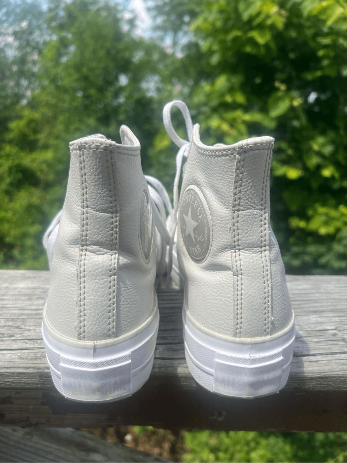 Converse Converse Chuck Taylor LIFT High Top Sneakers 7 Bone White Size US 7 / IT 37 - 3 Thumbnail