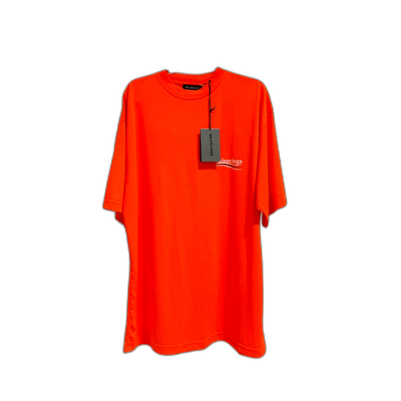 Balenciaga Balenciaga Orange Wave Coke Logo Tee Size US XS / EU 42 / 0 - 1 Thumbnail