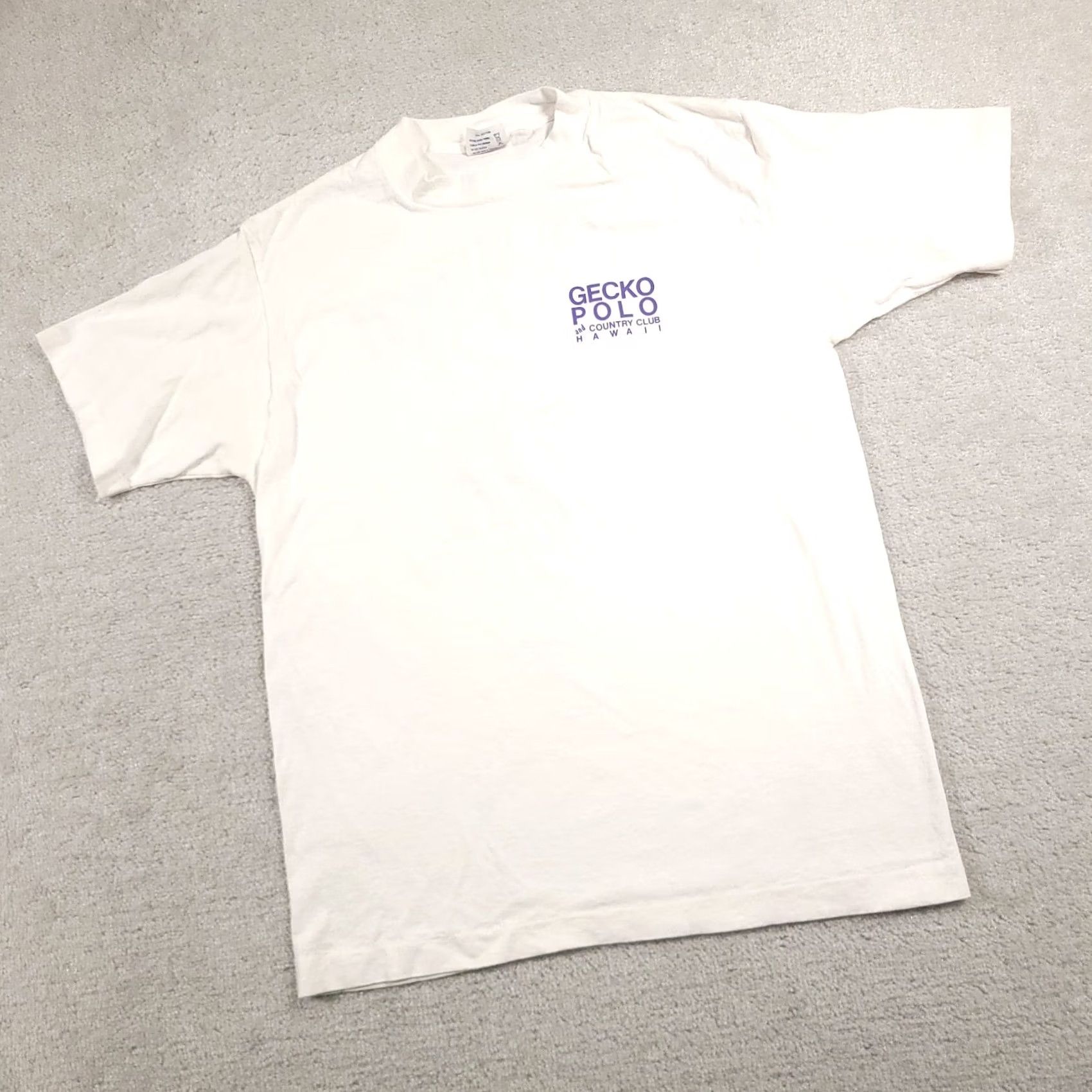 Vintage Vtg Single Stitch Gecko Polo and Country Club Maui T-Shirt Mens Large Sof Tee Size US L / EU 52-54 / 3 - 2 Thumbnail