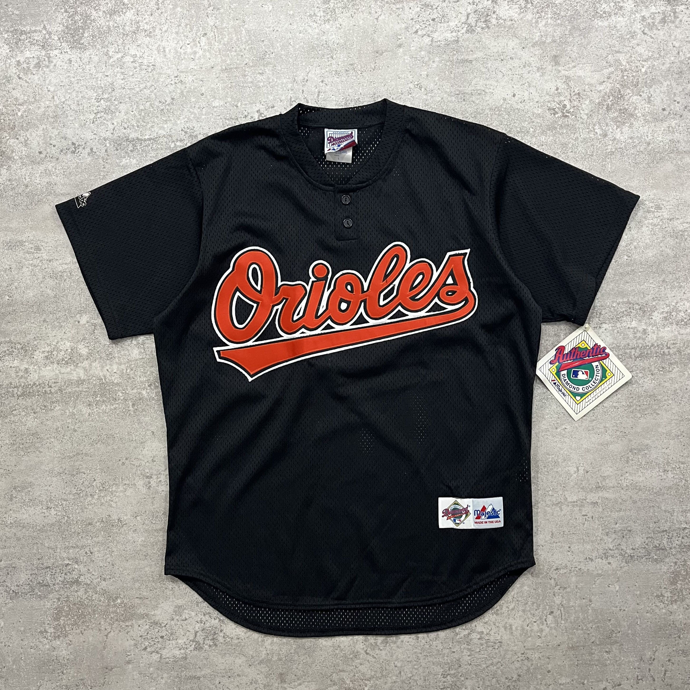 VTG 90s MLB BALTIMORE ORIOLES CAL RIPKEN Jr.DIAMOND JERSEY