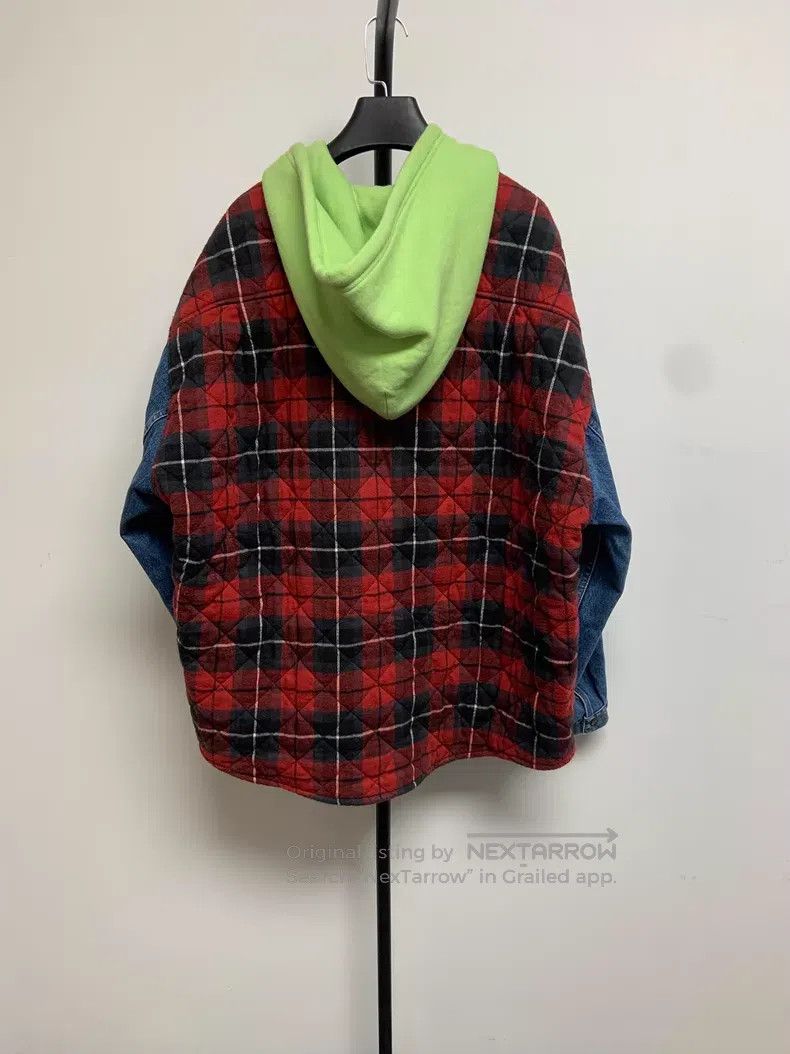 Balenciaga Balenciaga Denim Patchwork Jacket Size US M / EU 48-50 / 2 - 2 Thumbnail