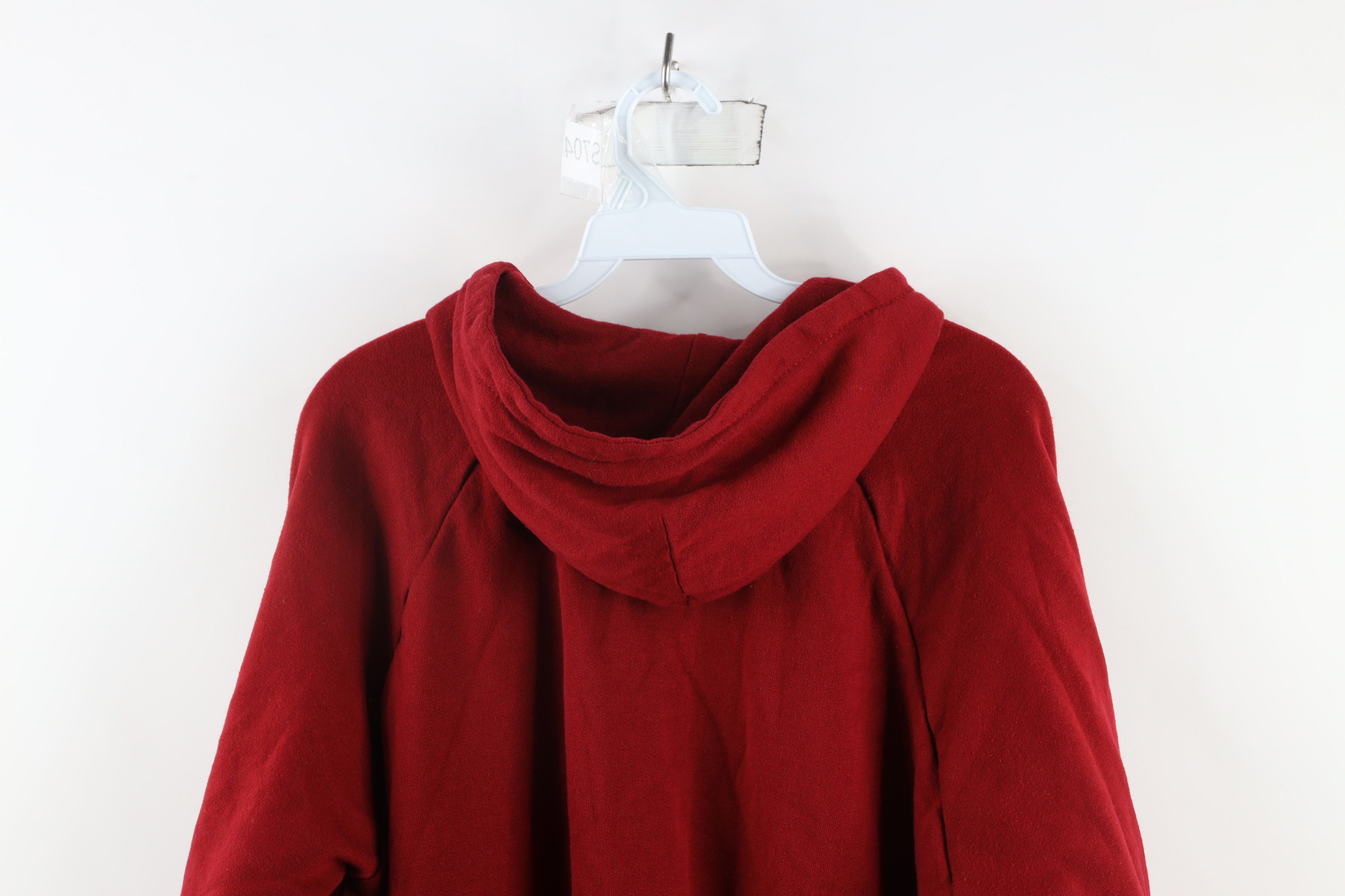 Vintage Vintage 70s Streetwear Thermal Waffle Knit Lined Hoodie USA Size ONE SIZE - 13 Thumbnail