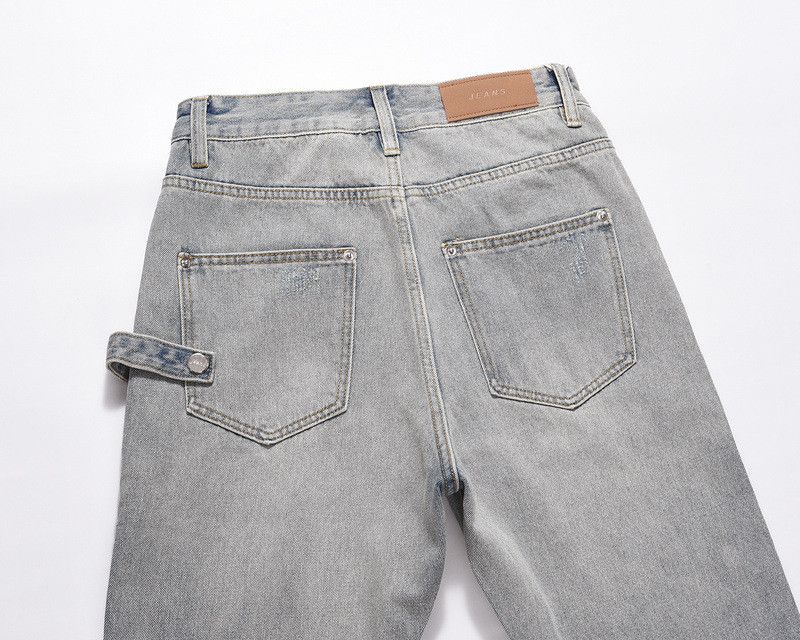 Japanese Brand × Vintage High street washed distressed zipper cargo jeans y2k Size US 32 / EU 48 - 6 Thumbnail