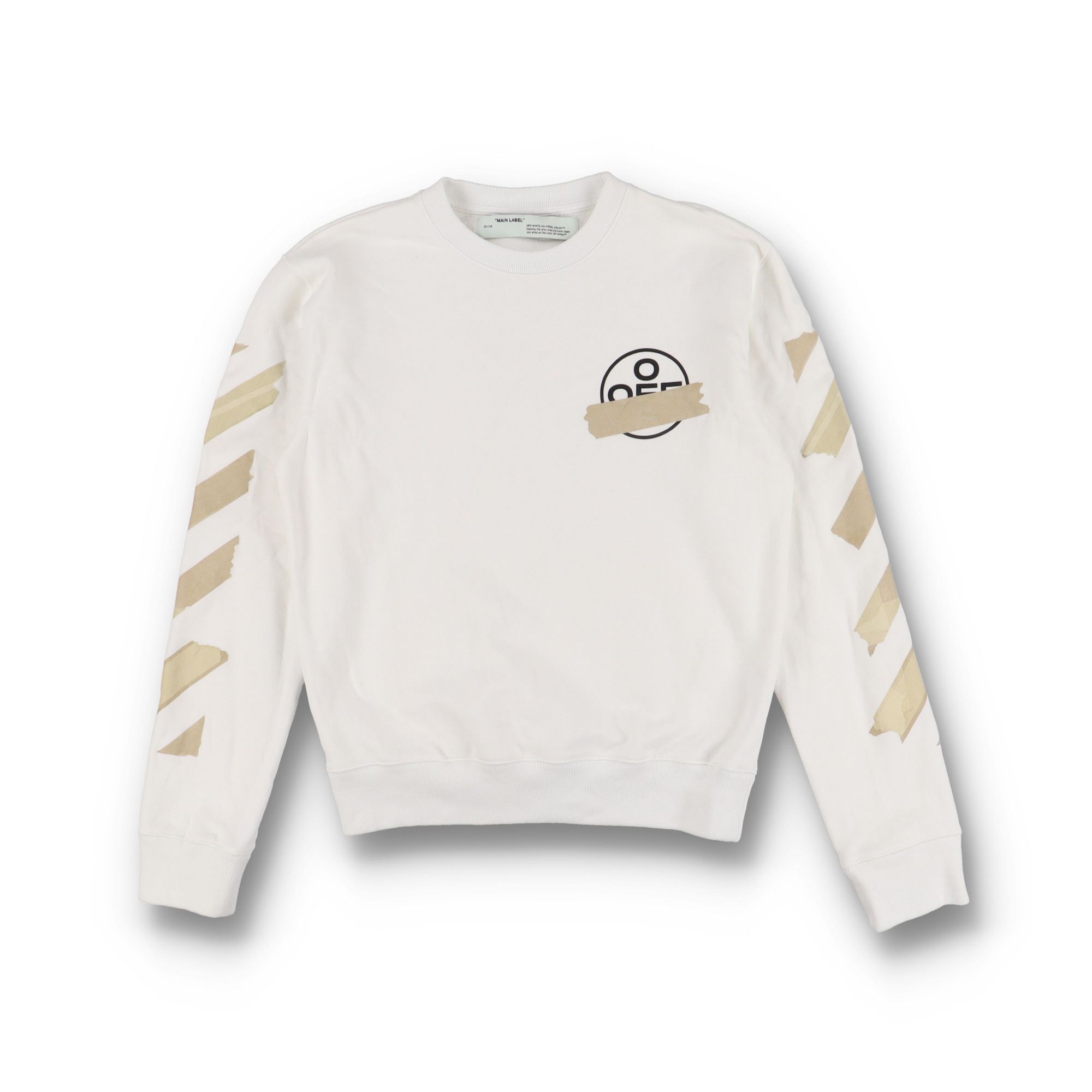 Off-White White Tape Arrows Logo Sweatshirt Size US M / EU 48-50 / 2 - 6 Thumbnail
