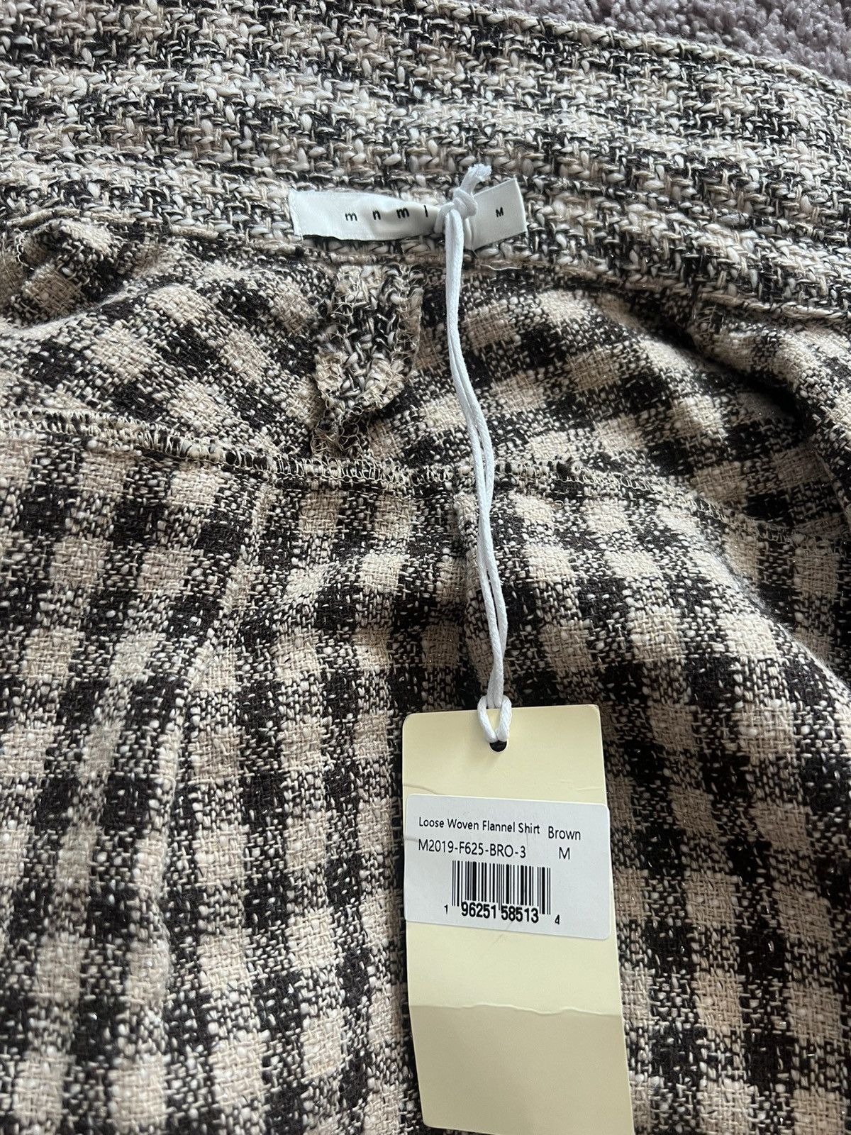 MNML × Vintage MNML Tan Waffle Flannel Size US M / EU 48-50 / 2 - 4 Thumbnail