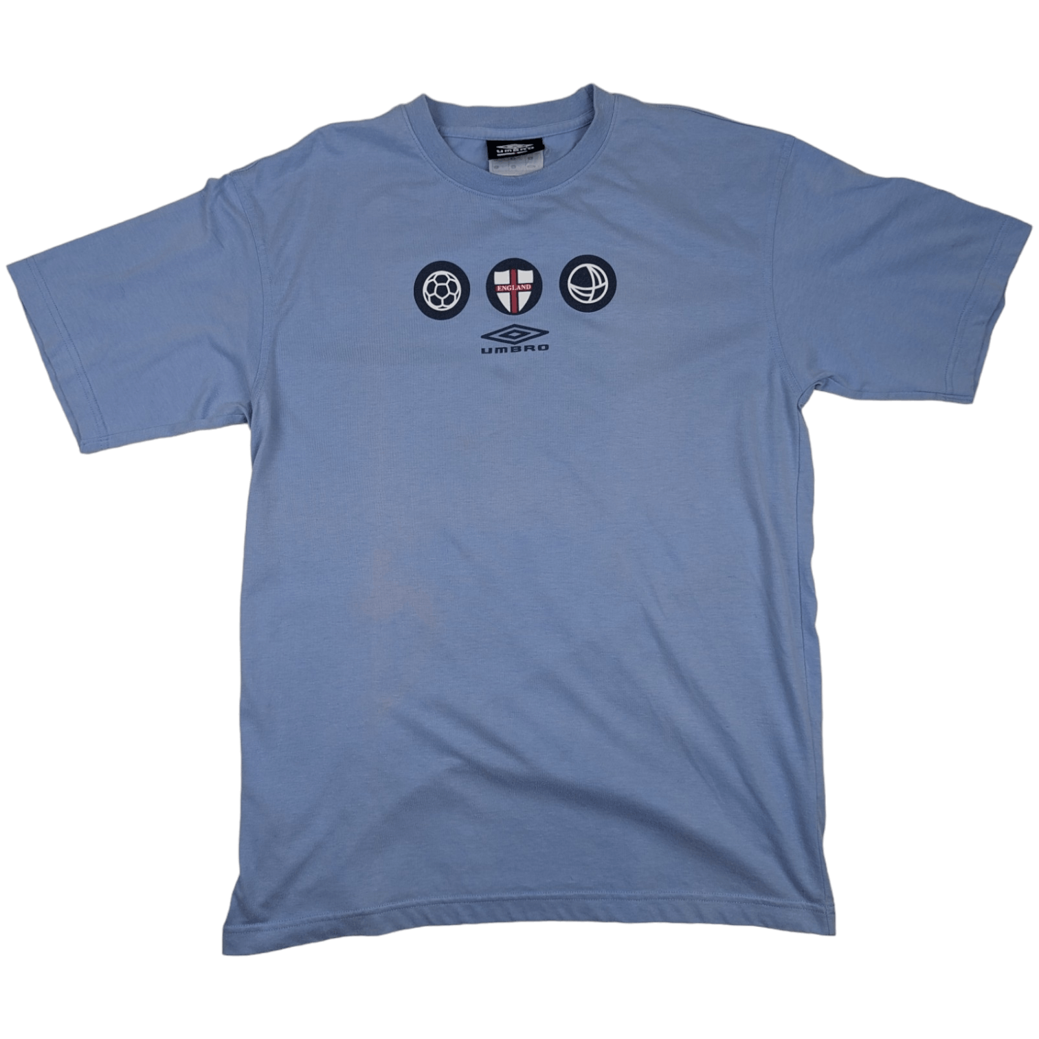 Umbro Vintage UMBRO England World Cup Euro T-Shirt Soccer Jersey Size US L / EU 52-54 / 3 - 3 Thumbnail