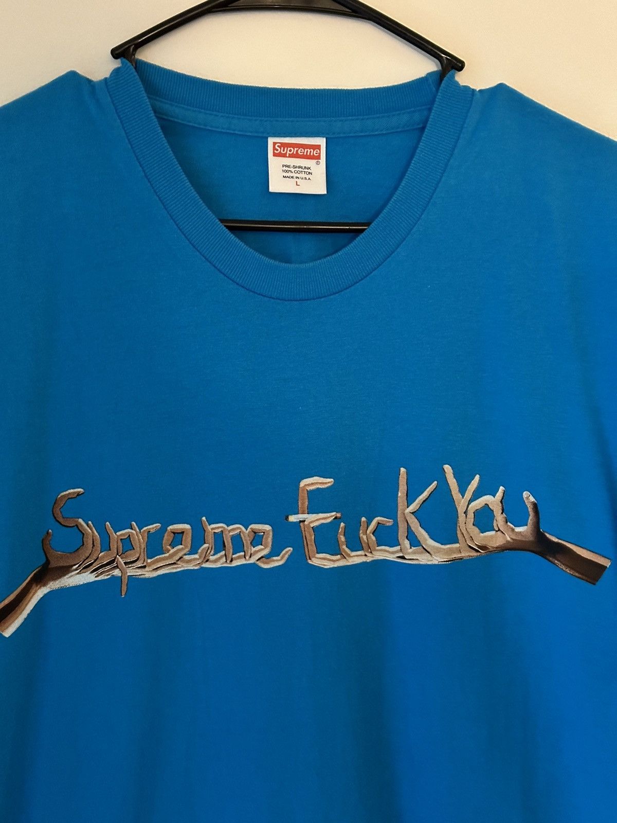 Supreme Supreme Fuck You Tee Size US L / EU 52-54 / 3 - 2 Thumbnail