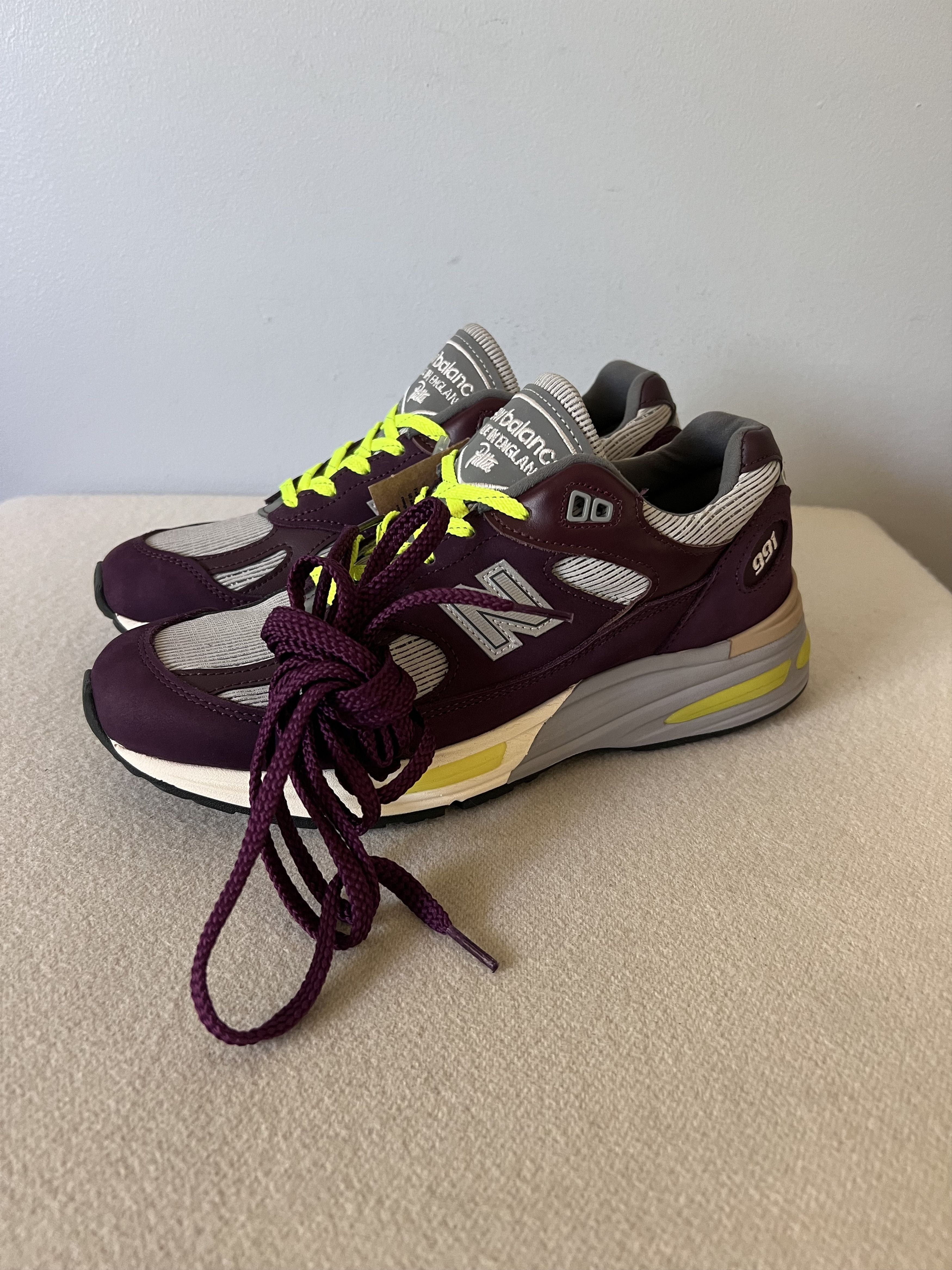 New Balance × Patta Patta New Balance 991v2 in Violet Pickled Beet Size US 7 / EU 40 - 7 Thumbnail