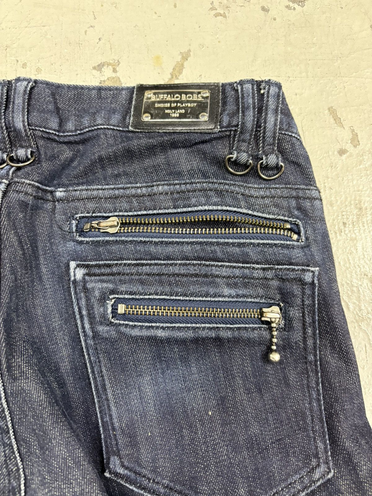 Tornado Mart Waxed Buffalo Bobs Indigo D-ring playboy holy land J Cut Size US 31 - 13 Thumbnail