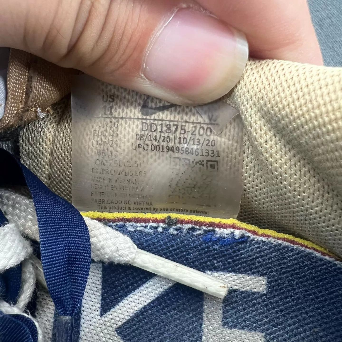 Nike sacai vaporwaffle sesame 45 boxed Size US 12 / EU 45 - 5 Thumbnail