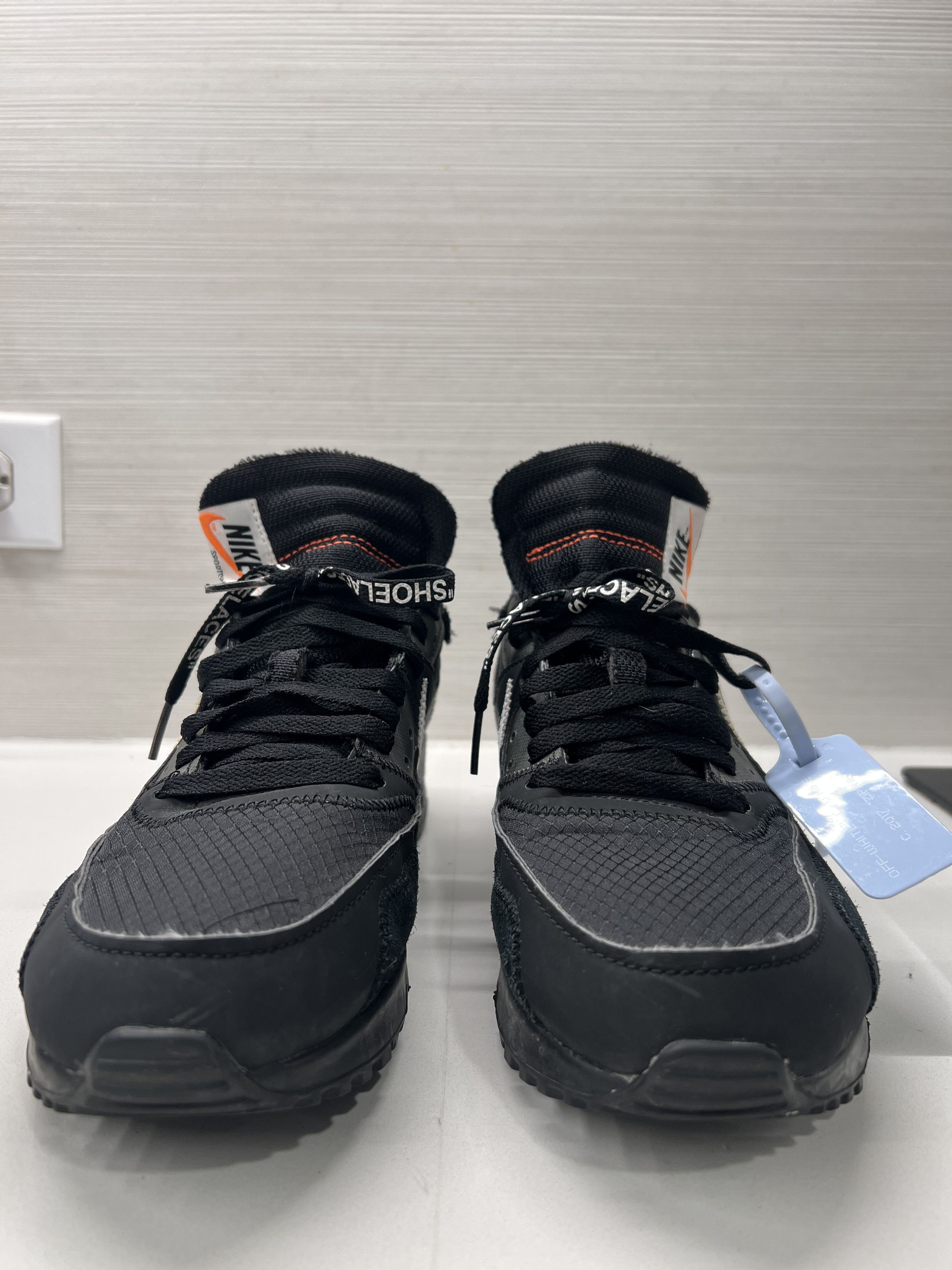Nike × Off-White Nike Air Max 90 Off-White Black 8 Size US 8 / EU 41 - 3 Thumbnail