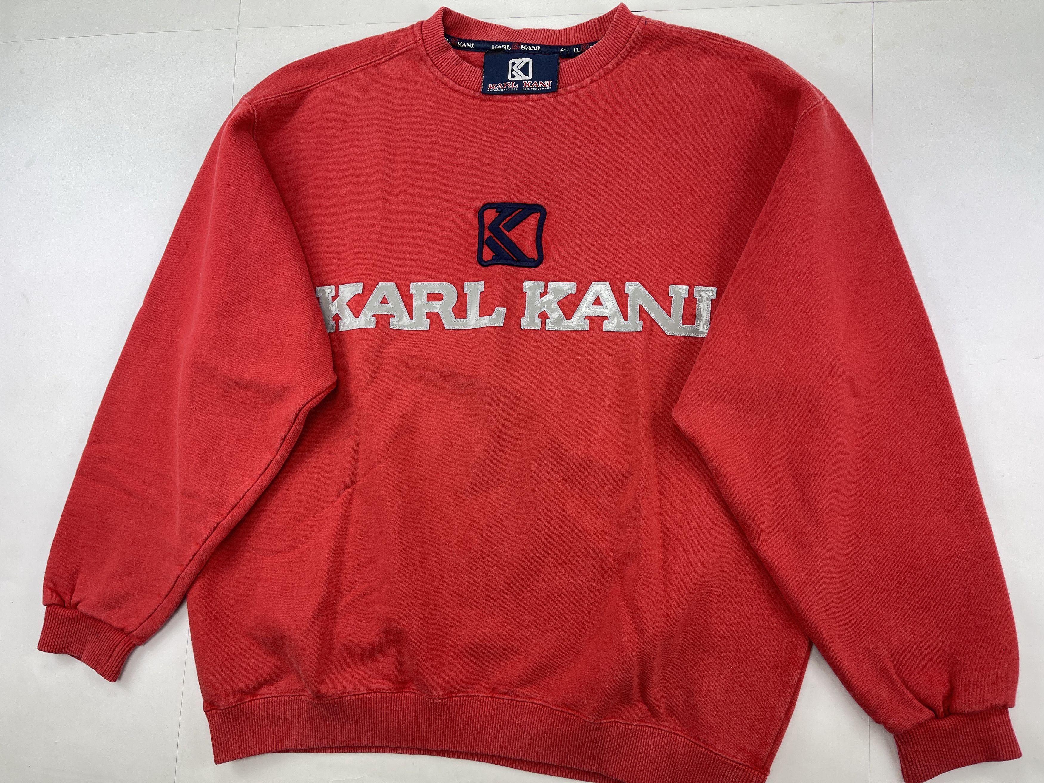 Karl Kani KARL KANI sweatshirt, vintage 90s hip hop, skater size L Size US L / EU 52-54 / 3 - 3 Thumbnail