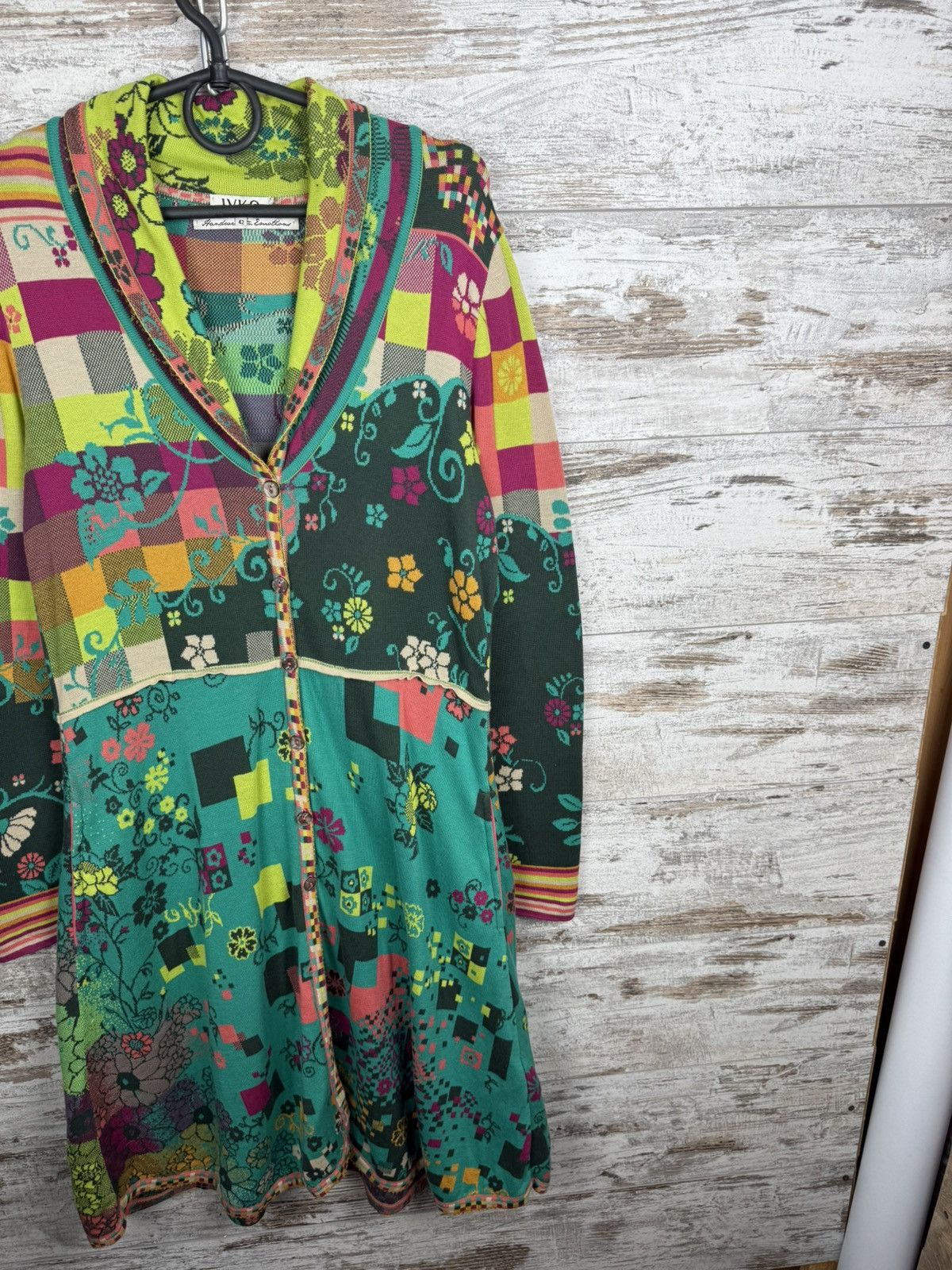 Desigual IVKO Women's Multicolor Coat Size 42 Size M / US 6-8 / IT 42-44 - 4 Thumbnail