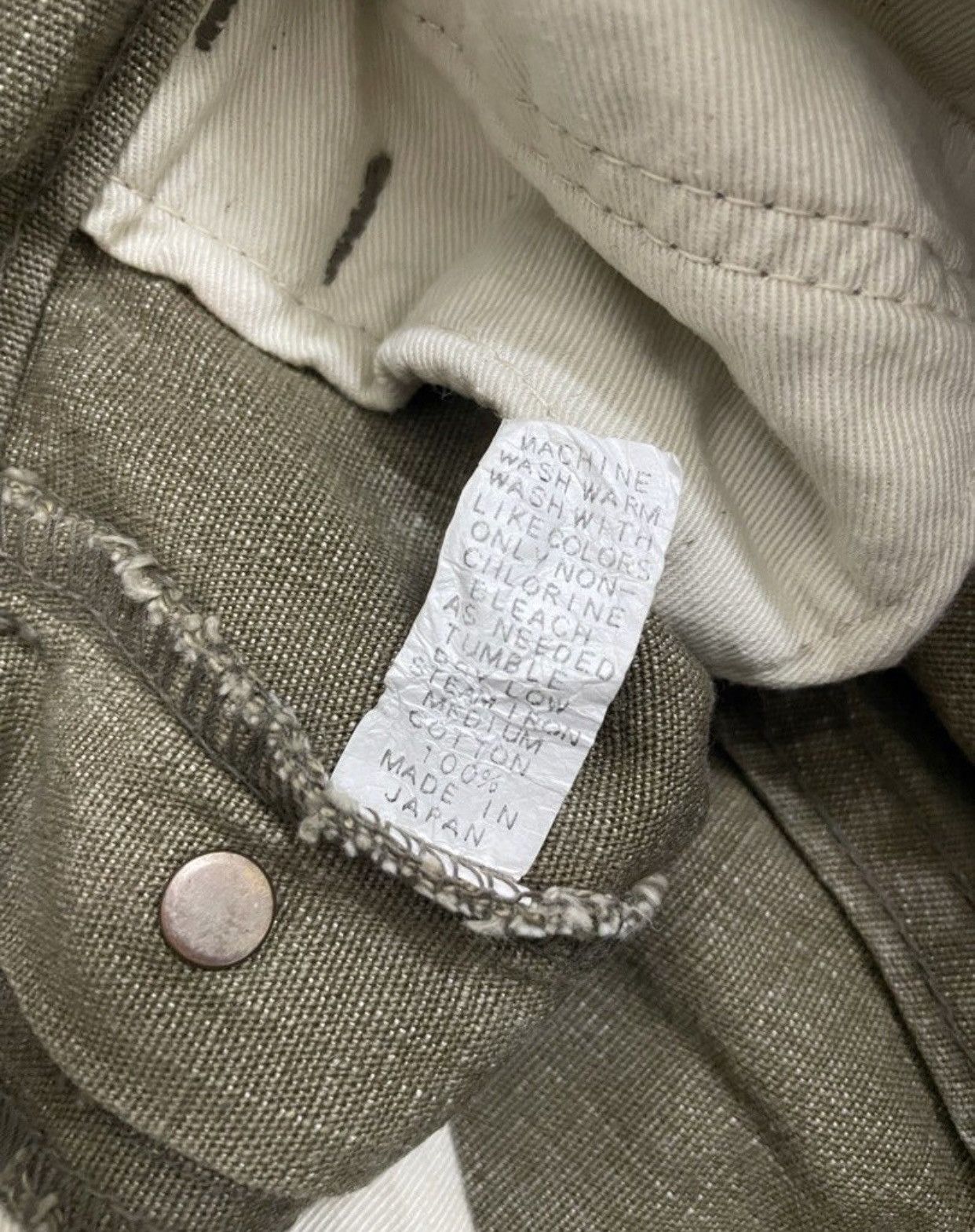 Full Count & Co. × Warehouse FIRE 🔥 FULLCOUNT COLLECTION GREEN OLIVE Size US 29 - 6 Thumbnail