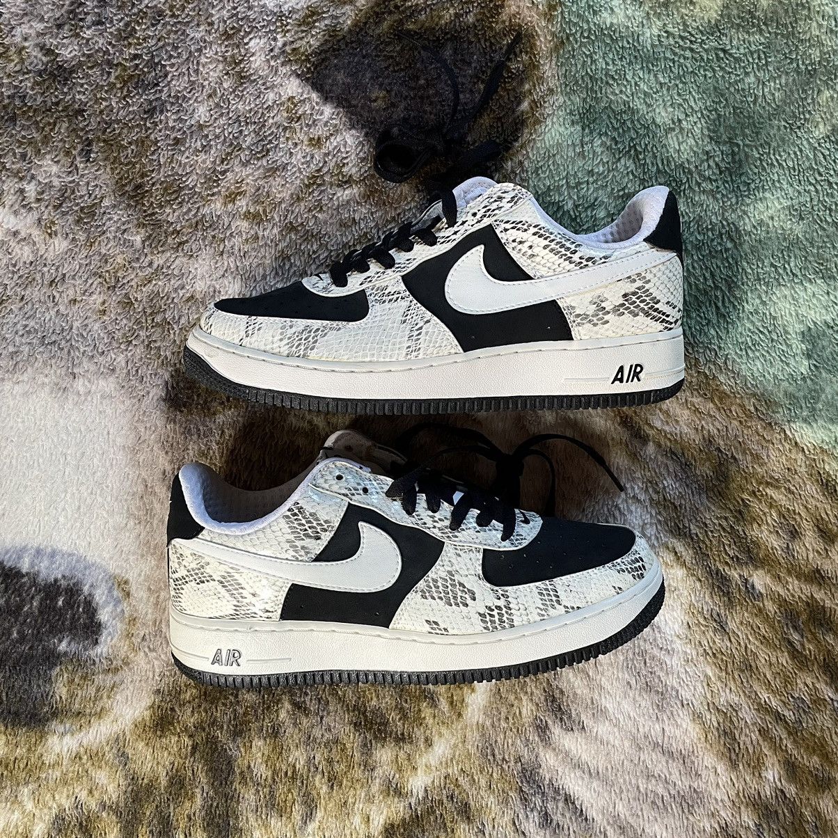 Nike 2005 NIKE AIR FORCE 1 COCOA SNAKE dunk sb futura stussy | Grailed