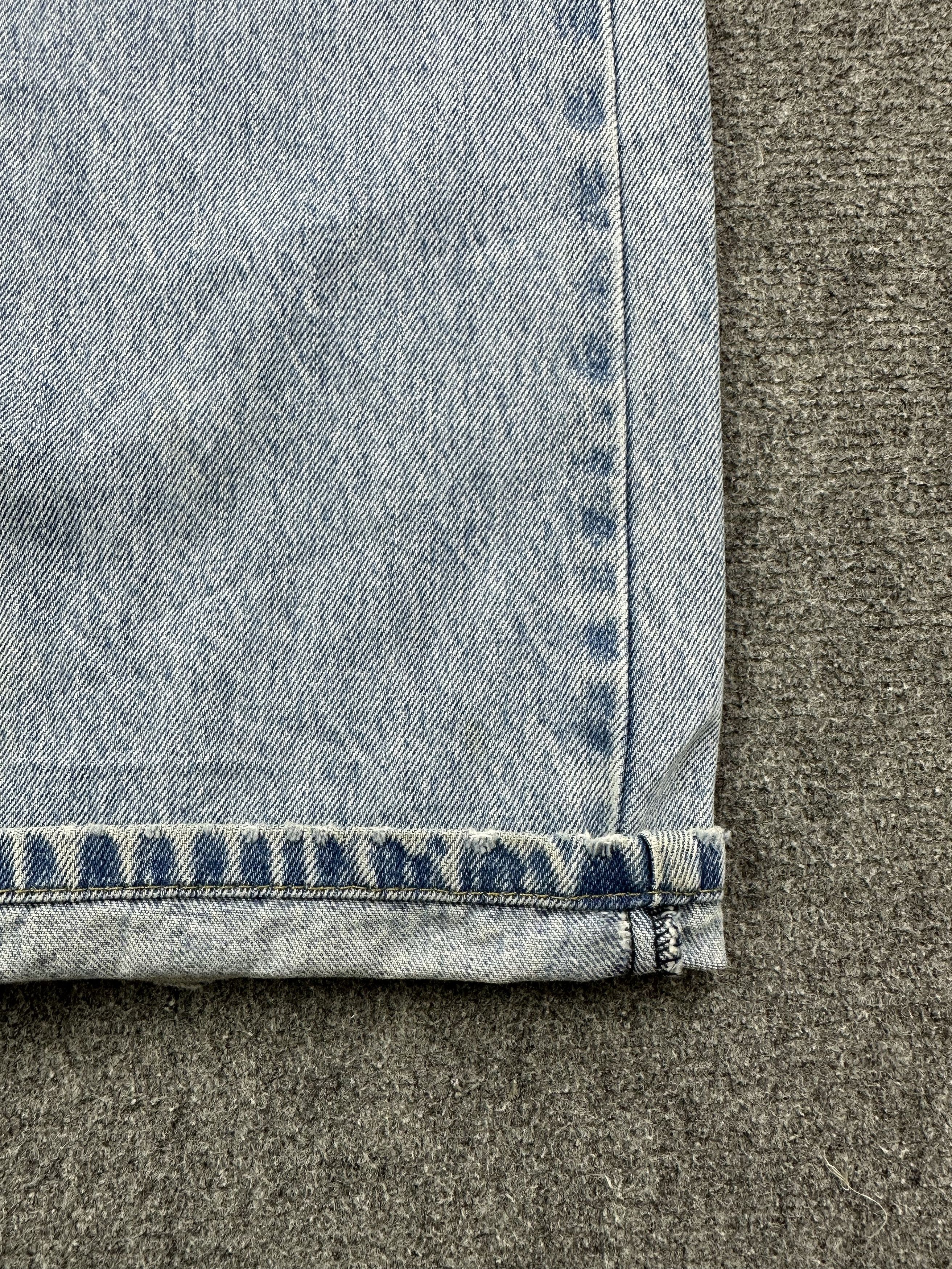 Levi's Vintage Levis 505 Faded Blue Jeans S0049 Size US 37 - 14 Thumbnail