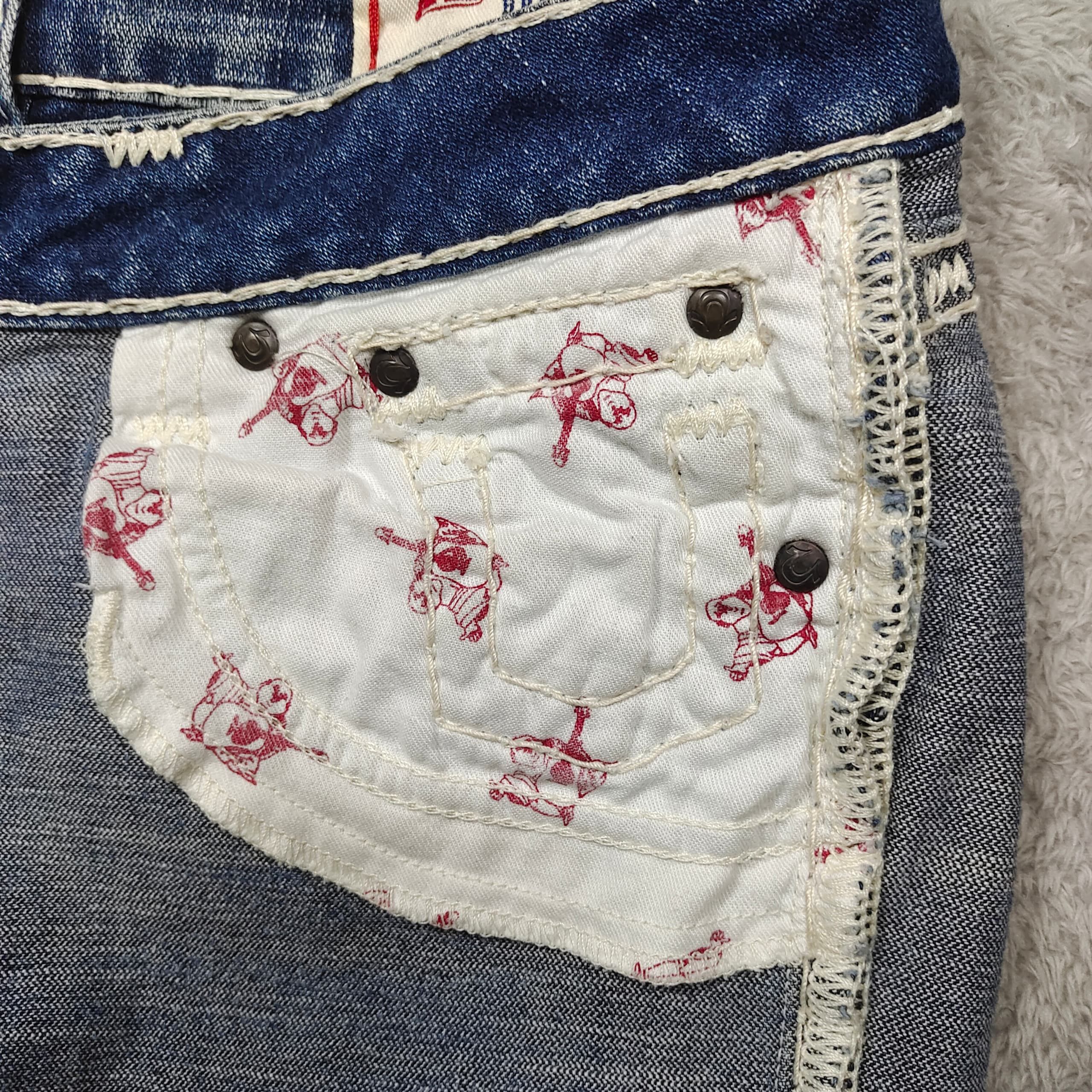 True Religion Y2K True Religion Jeans Shorts Size 30 Made In USA Size US 30 / EU 46 - 11 Thumbnail