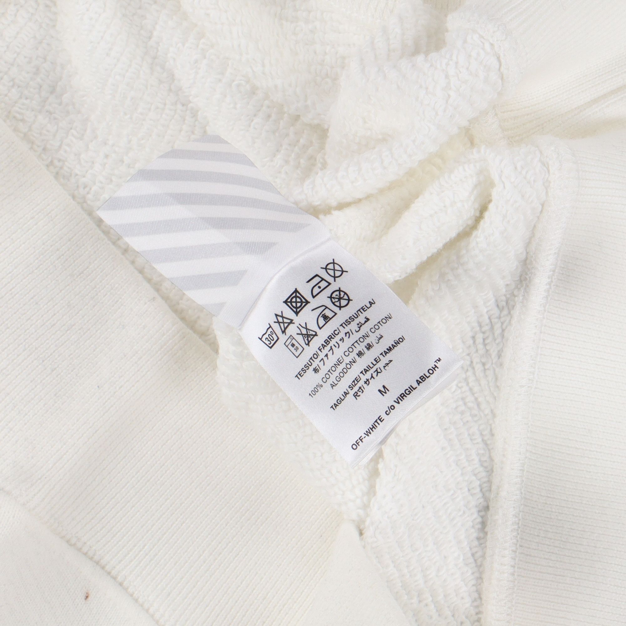 Off-White White Dondi Demon Graffiti Logo Oversized Sweatshirt Size US M / EU 48-50 / 2 - 12 Thumbnail
