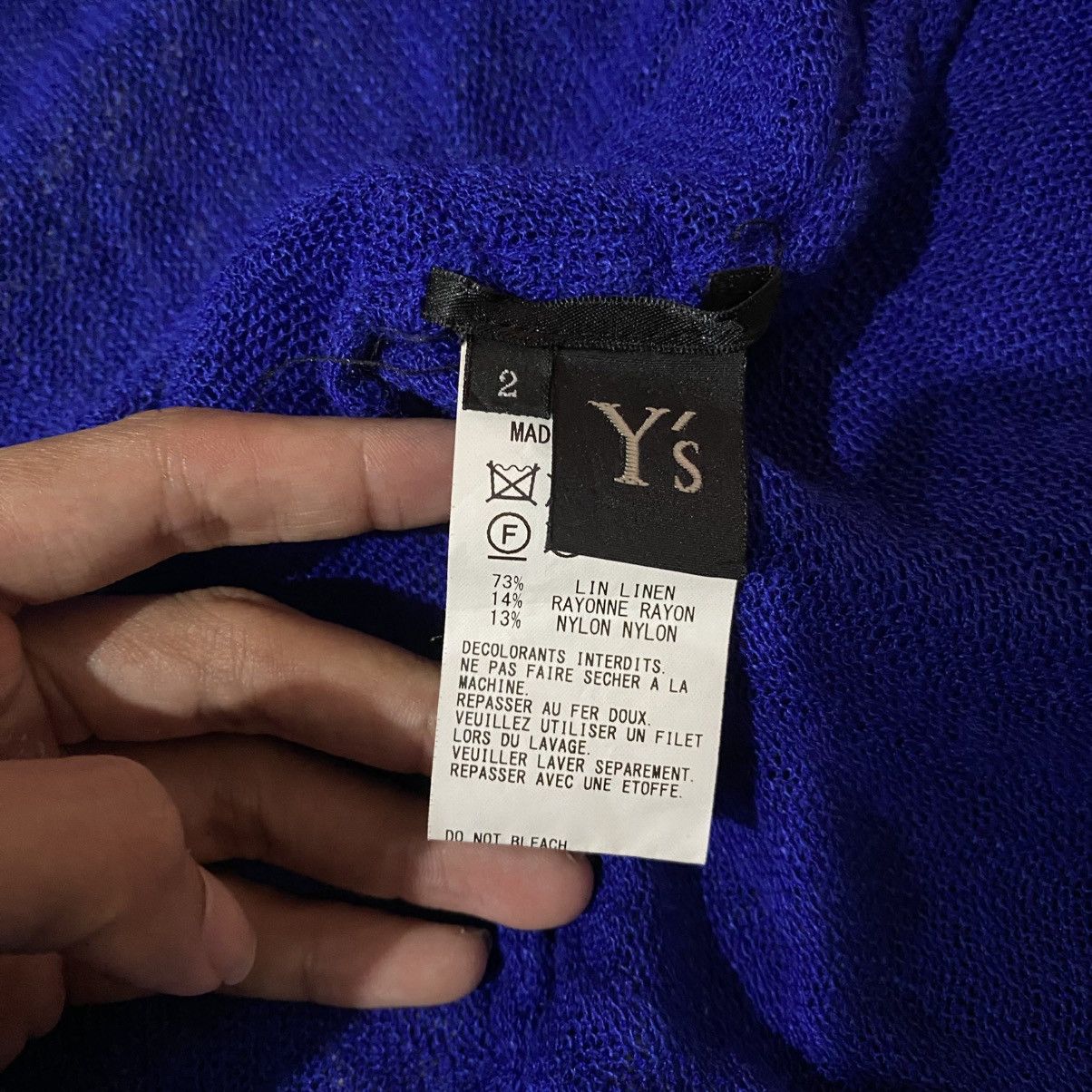Yohji Yamamoto Y’s Yohji Yamamoto Royal Blue Longline Hooded Cardigan Size M / US 6-8 / IT 42-44 - 10 Thumbnail