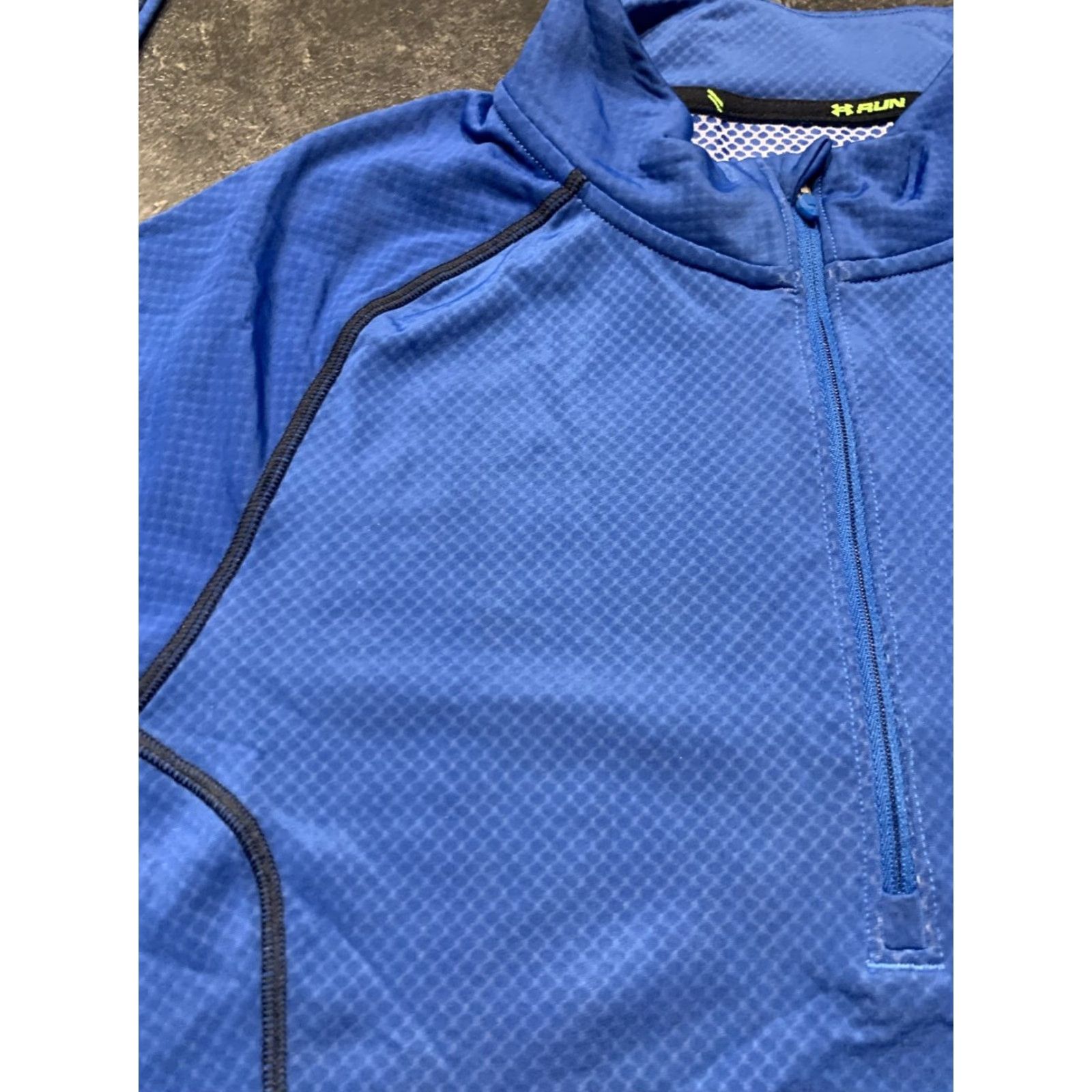 Under Armour Under Armour Fitted Running Shirt Mens XL Blue Long Sleeve 1/4 Zip Workout Size US XL / EU 56 / 4 - 4 Thumbnail