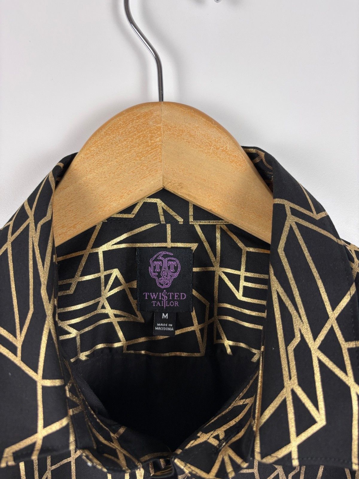 Other Twisted Tailor Butterfield Button Up Shirt Geometric Size M Size US M / EU 48-50 / 2 - 8 Thumbnail