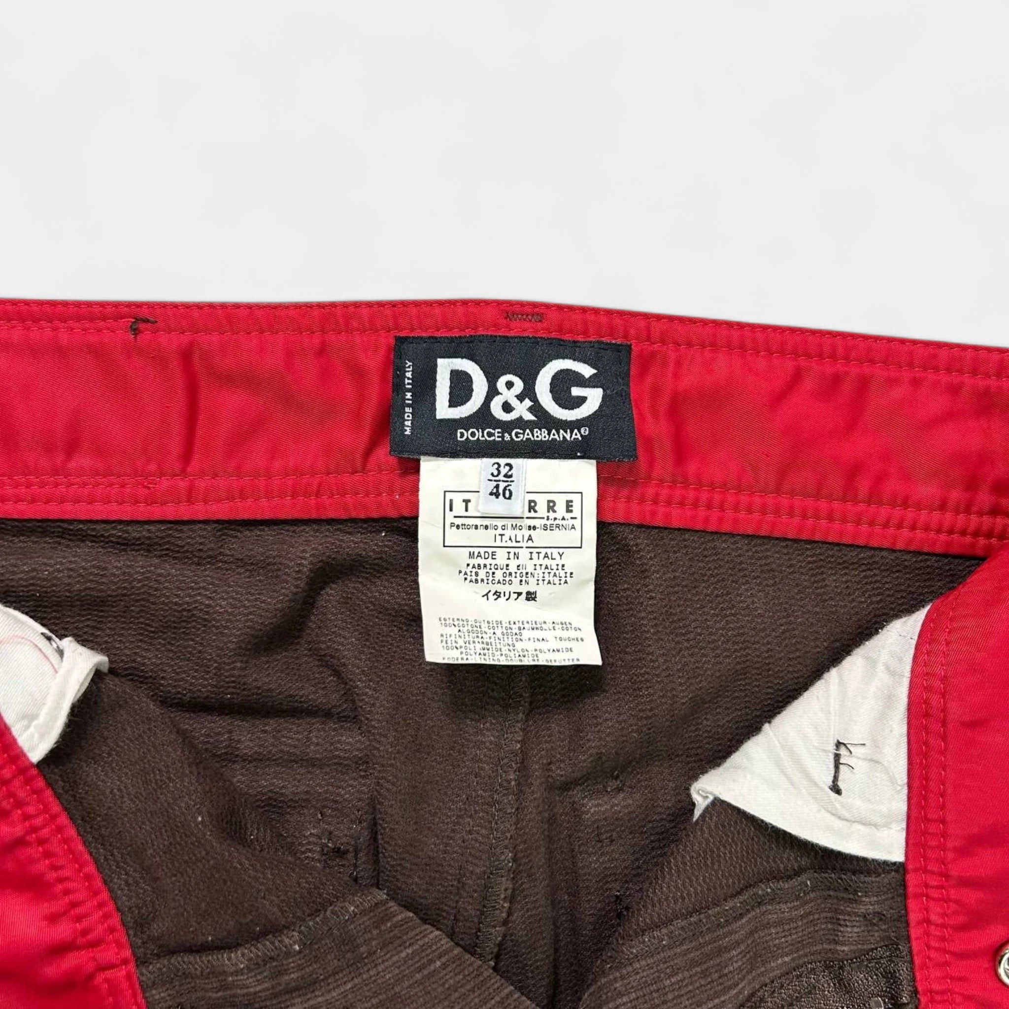Dolce & Gabbana Dolce & Gabbana Corduroy Brown Cargo Pants Size US 30 / EU 46 - 5 Thumbnail