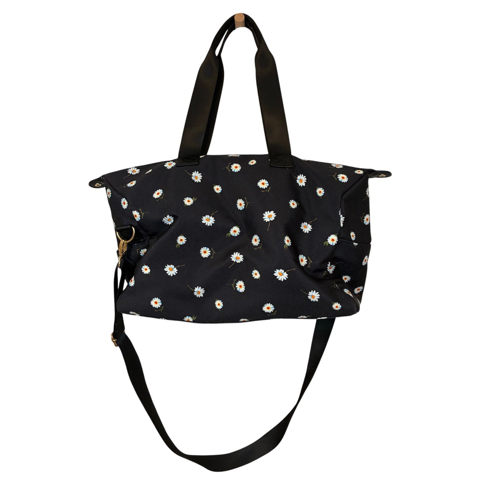 Alice + Olivia Alice + Olivia Daisy Print Duffel Bag Weekender Bag Size ONE SIZE - 7 Thumbnail