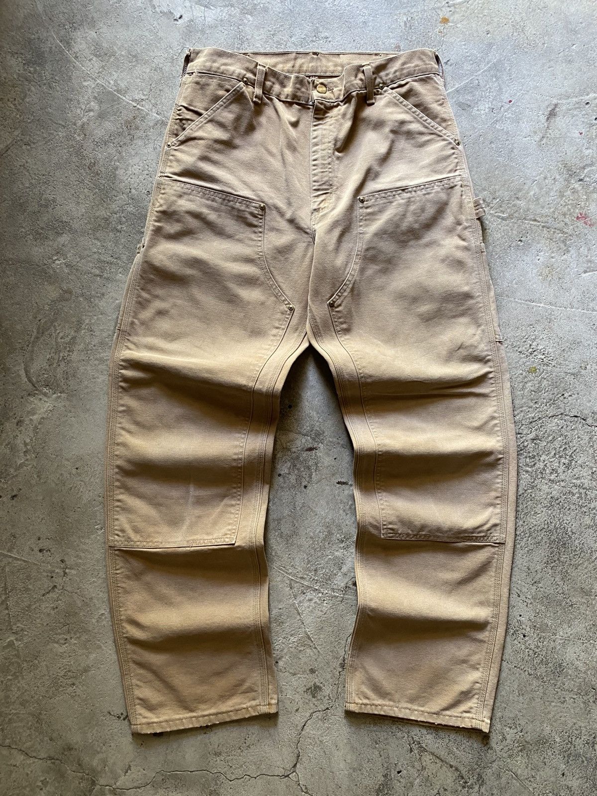 Carhartt Vintage 1995 Carhartt Double knee Carpenter pants Size US 34 / EU 50 - 1 Thumbnail