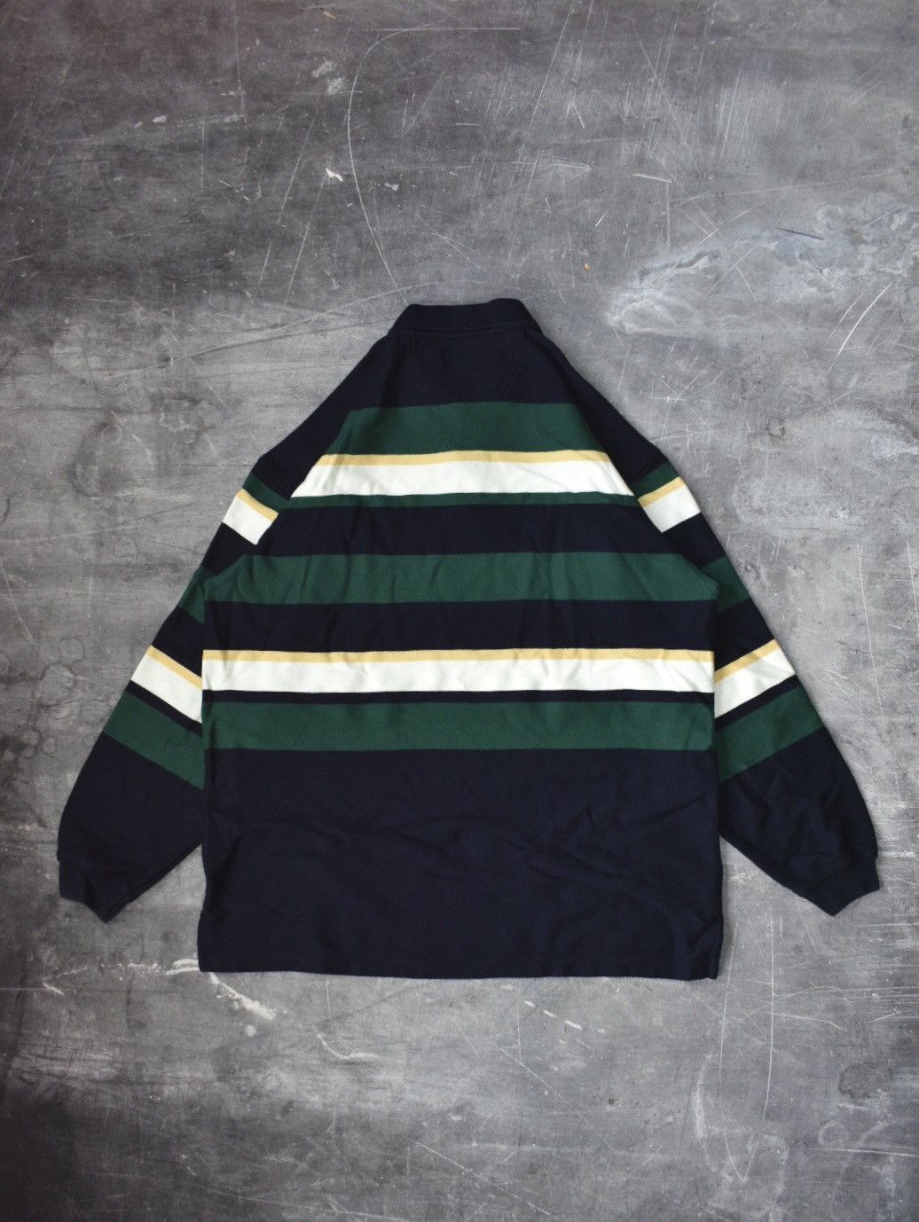 Izod × Vintage Vintage 90s Izod Long Sleeve Polo Shirt (XL) Size US XL / EU 56 / 4 - 2 Thumbnail