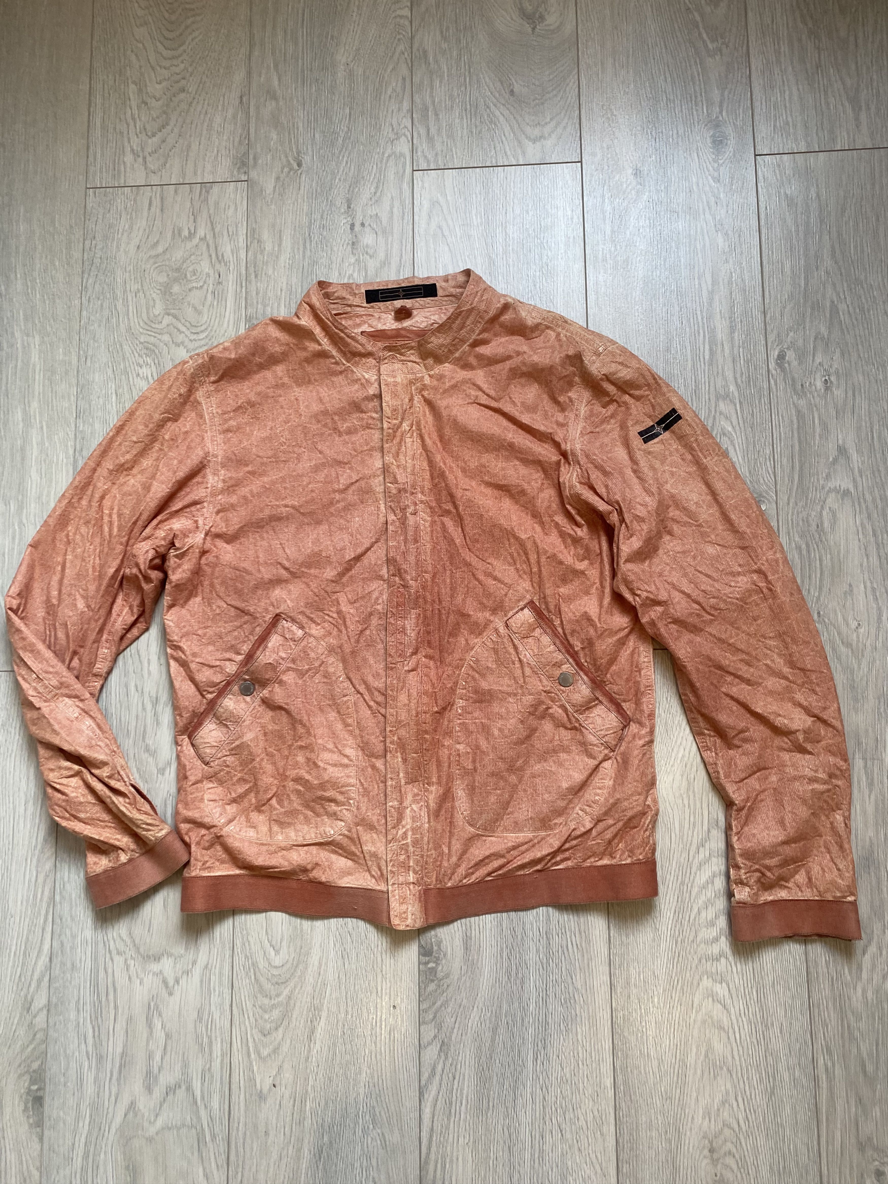 Stone Island Stone Island Denims S/S 2009 Vintage Tyvek Bomber Jacket Size US XL / EU 56 / 4 - 2 Thumbnail